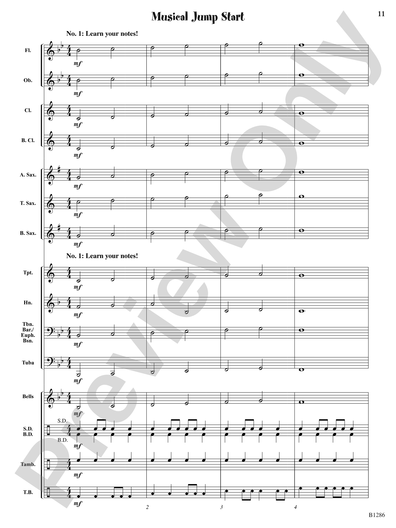 Country Caper: Concert Band Conductor Score & Parts