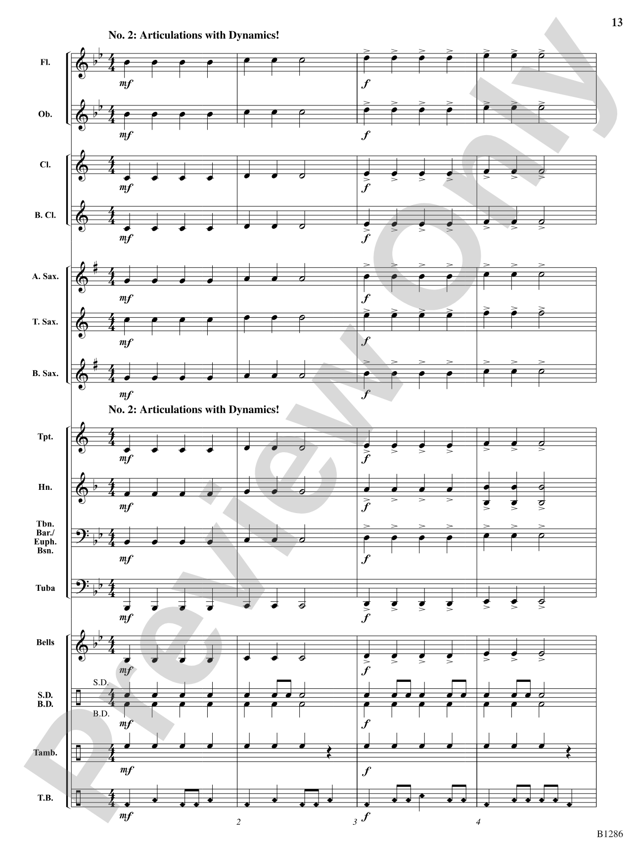 Country Caper: Concert Band Conductor Score & Parts