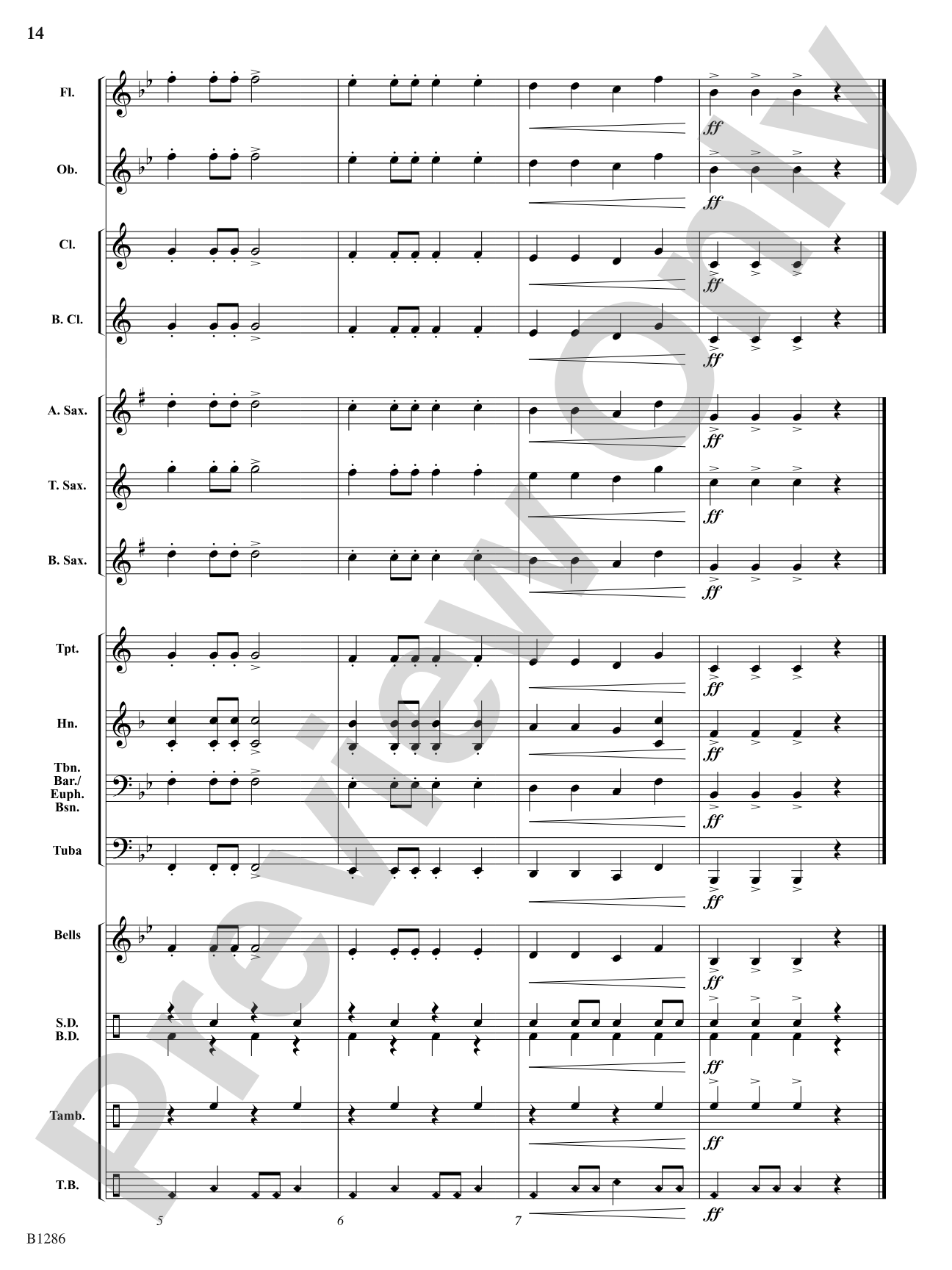 Country Caper: Concert Band Conductor Score & Parts