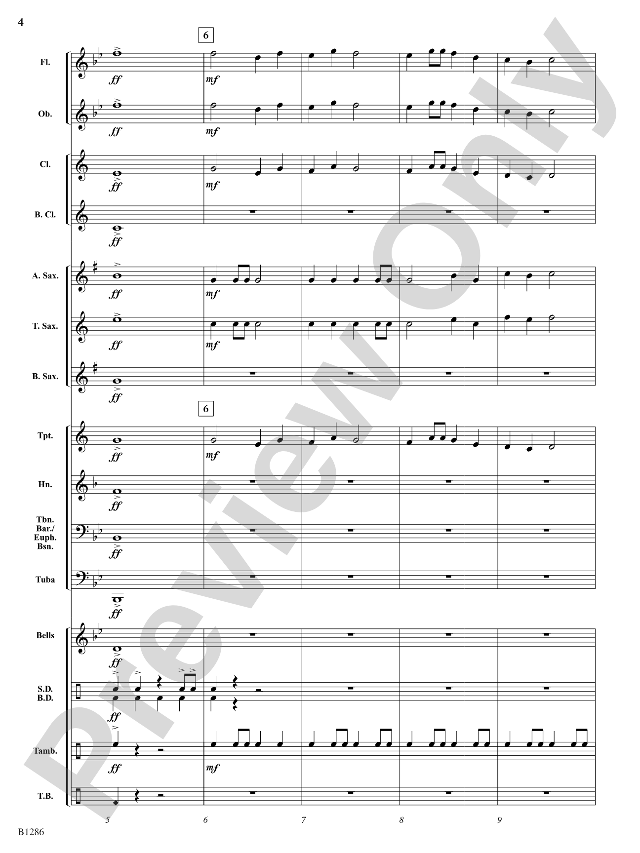 Country Caper: Concert Band Conductor Score & Parts