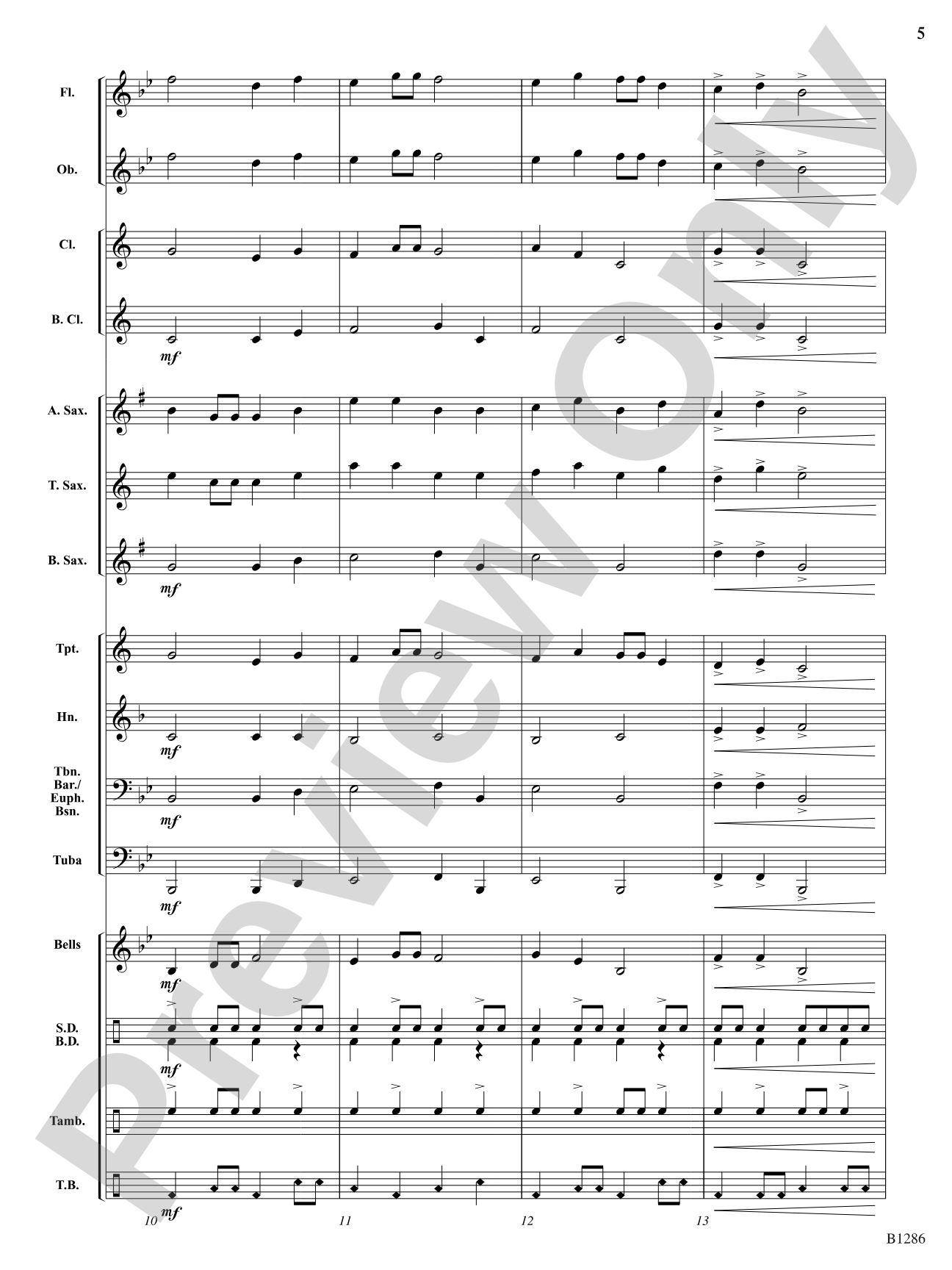 Country Caper: Concert Band Conductor Score & Parts