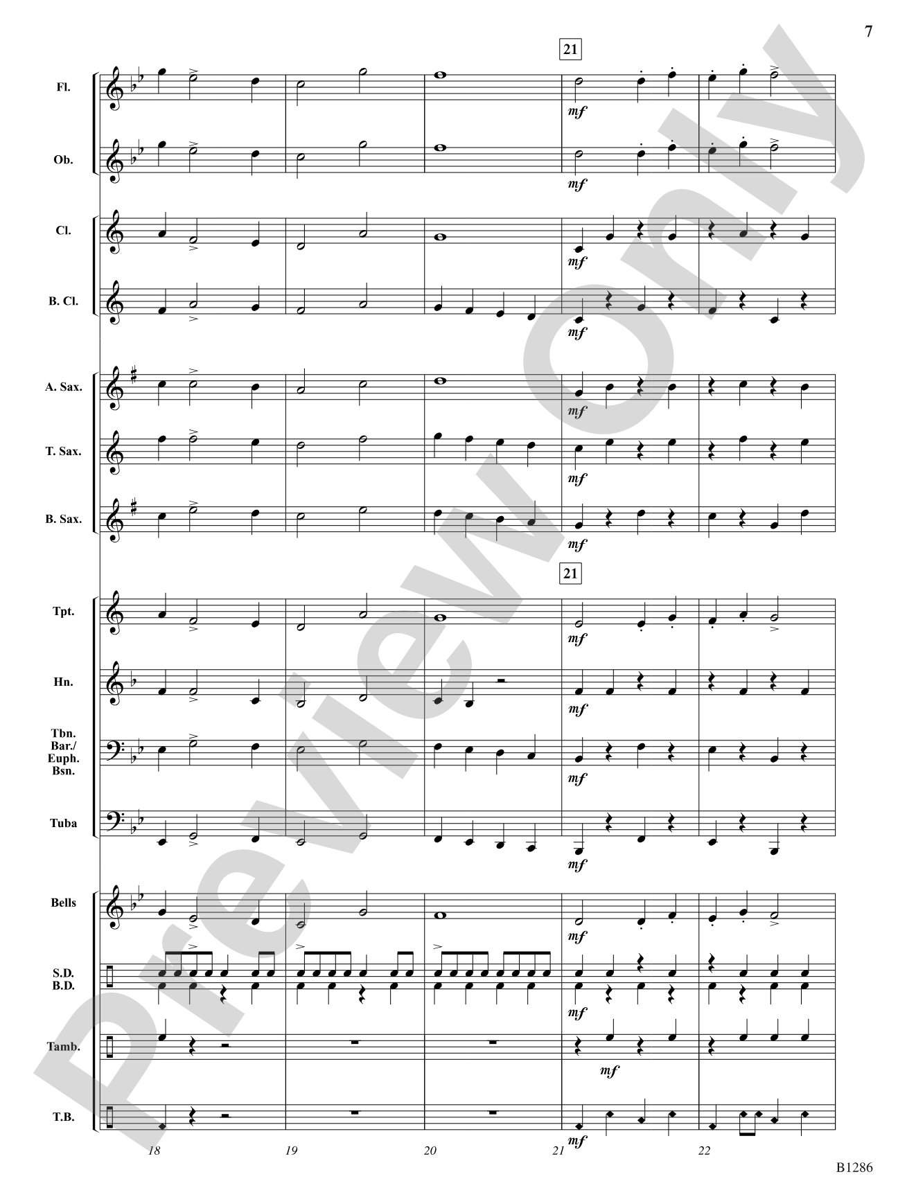 Country Caper: Concert Band Conductor Score & Parts