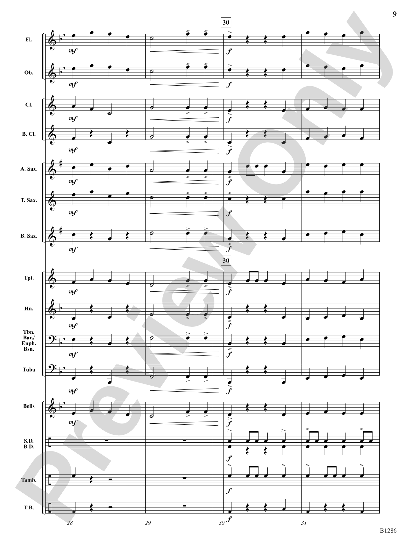 Country Caper: Concert Band Conductor Score & Parts