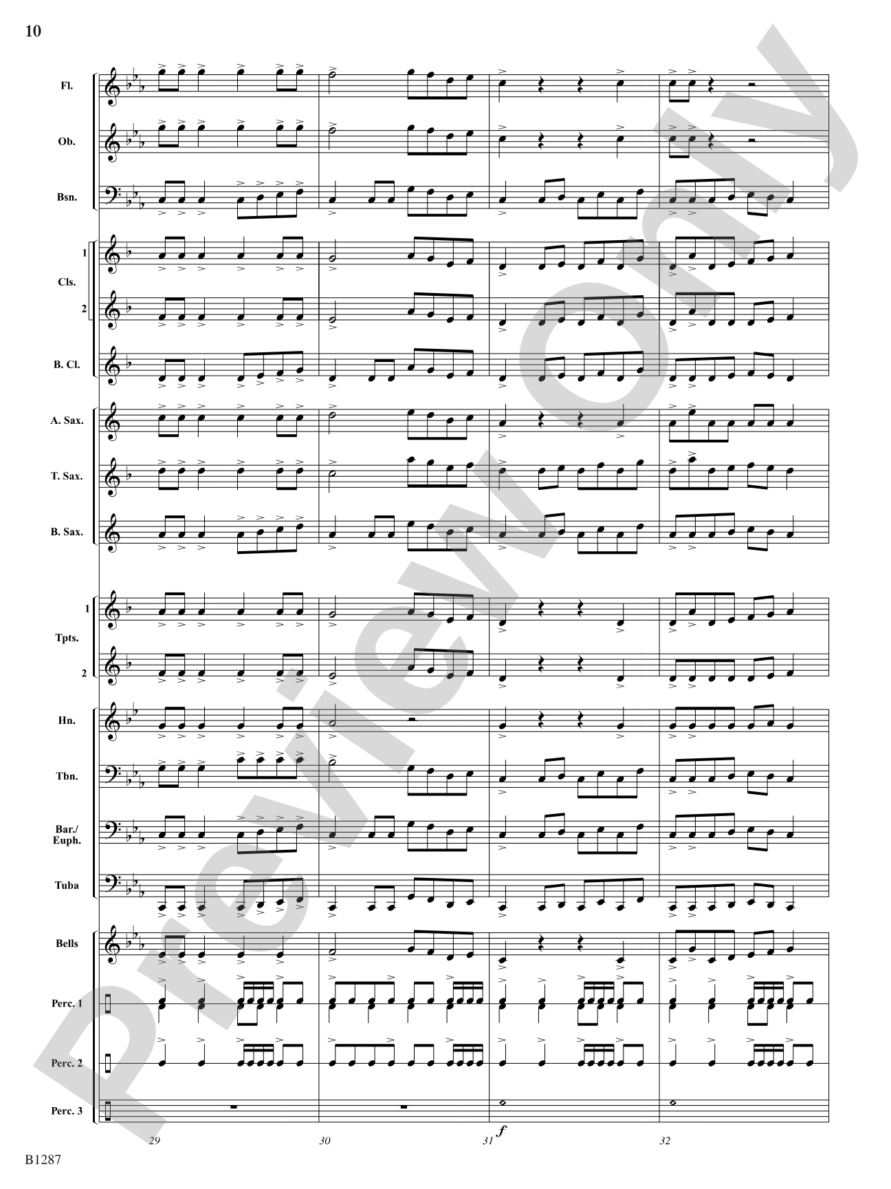 Steal the Thunder: Concert Band Conductor Score & Parts