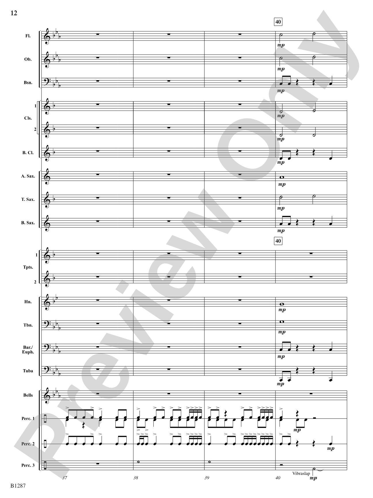 Steal the Thunder: Concert Band Conductor Score & Parts