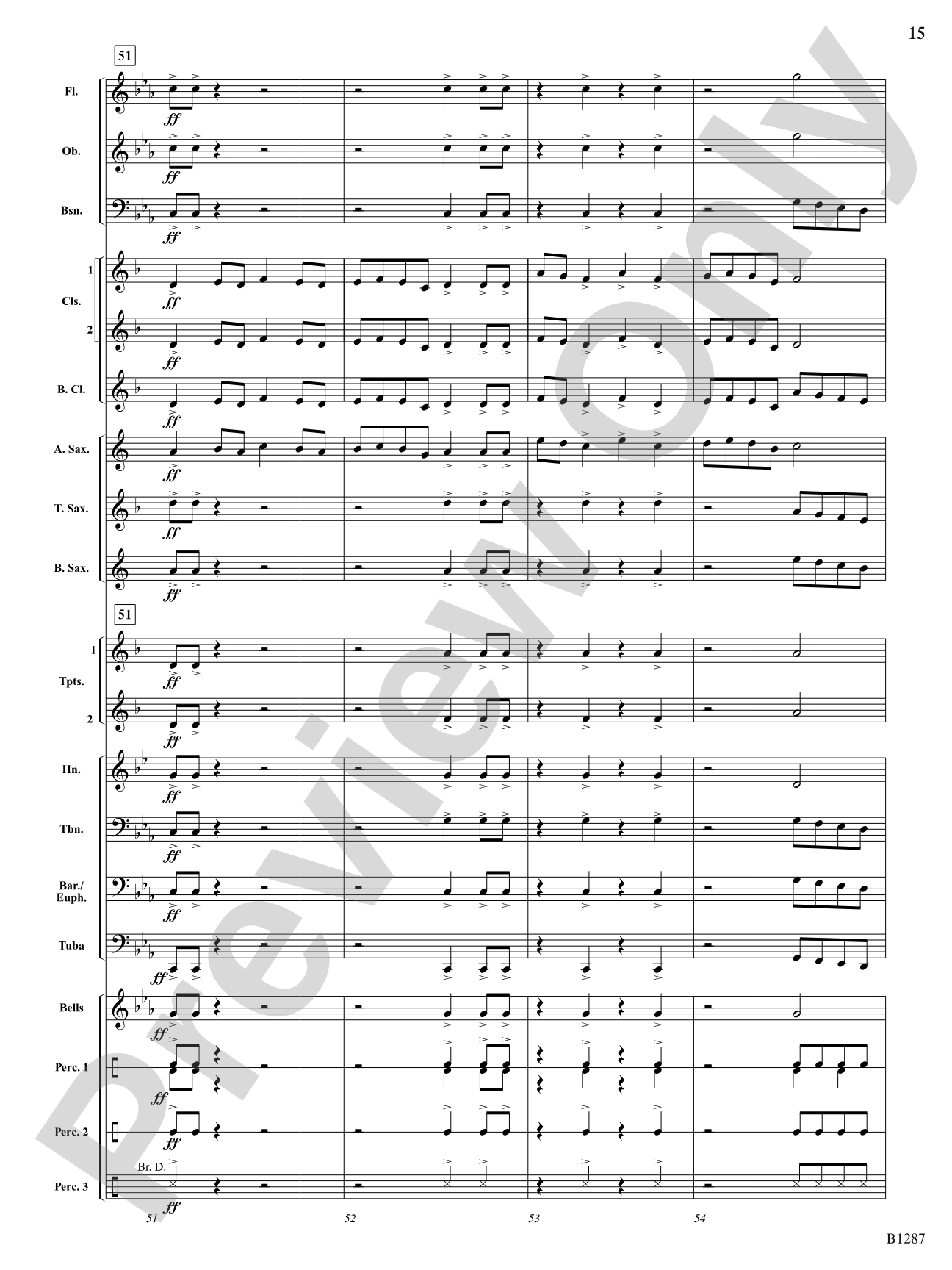 Steal the Thunder: Concert Band Conductor Score & Parts