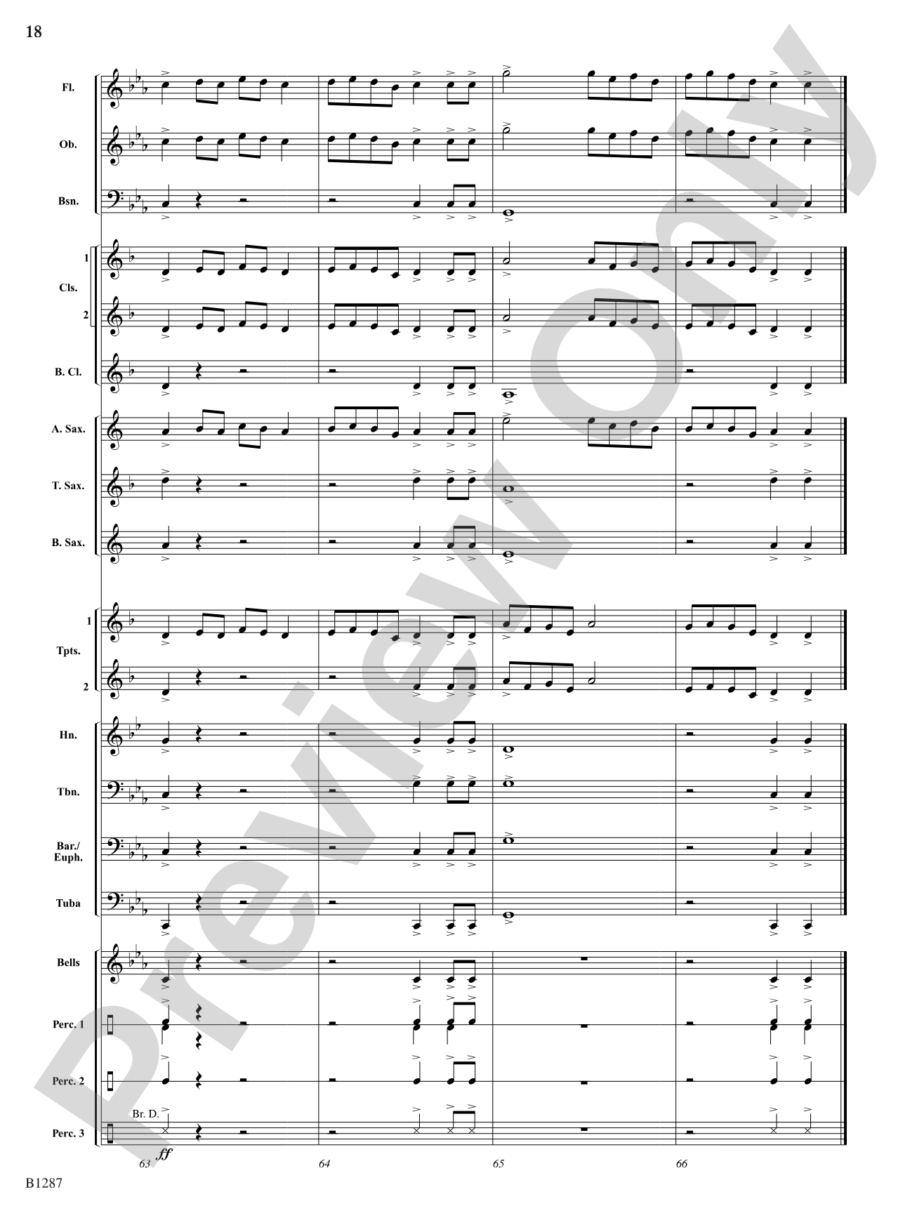 Steal the Thunder: Concert Band Conductor Score & Parts