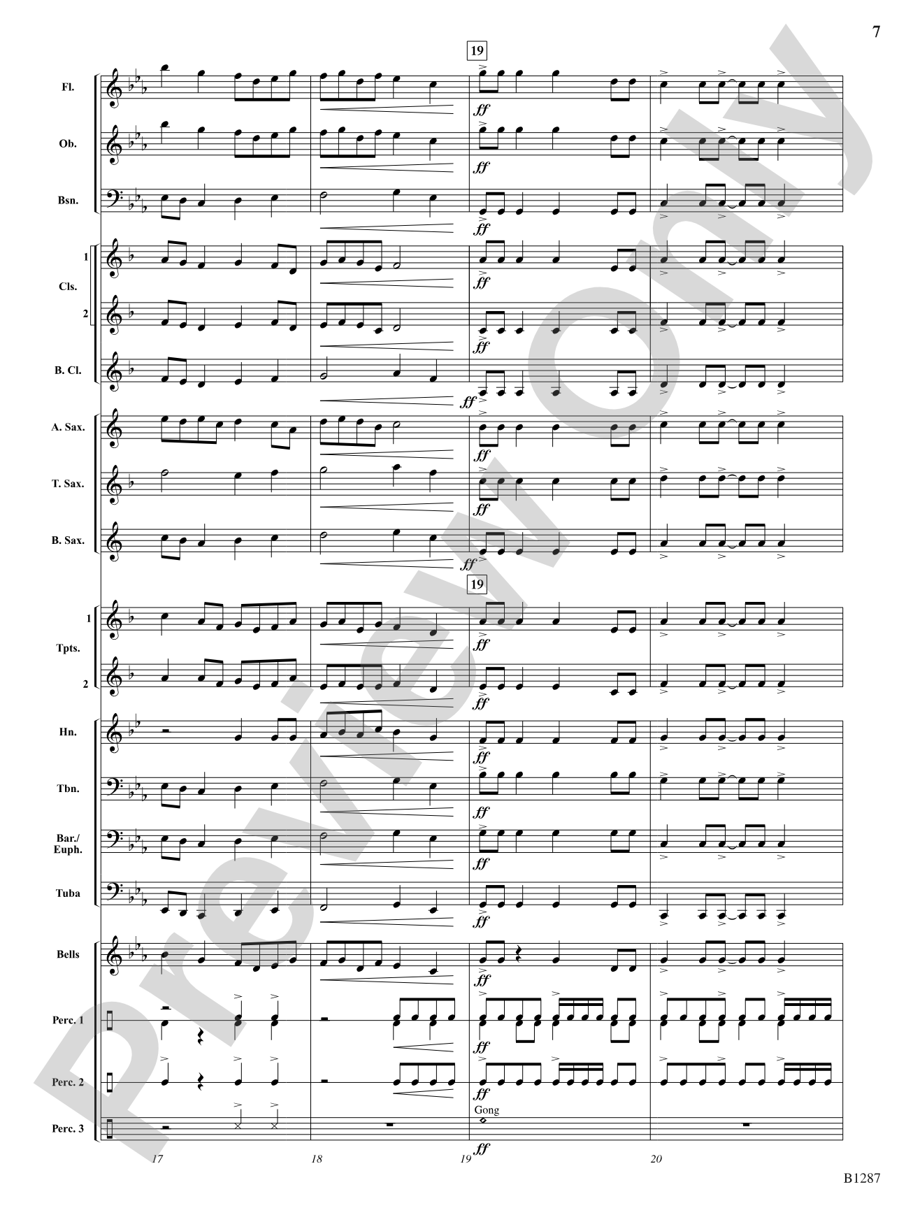 Steal the Thunder: Concert Band Conductor Score & Parts