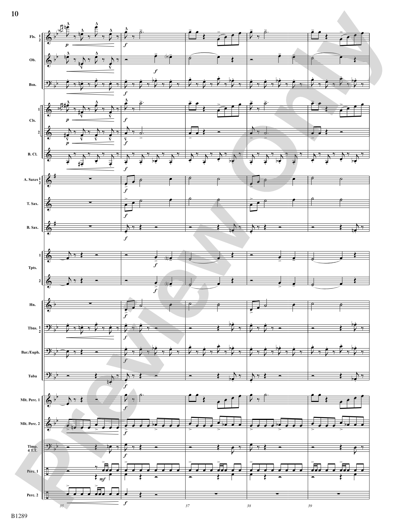Capricorn Moon: Concert Band Conductor Score & Parts