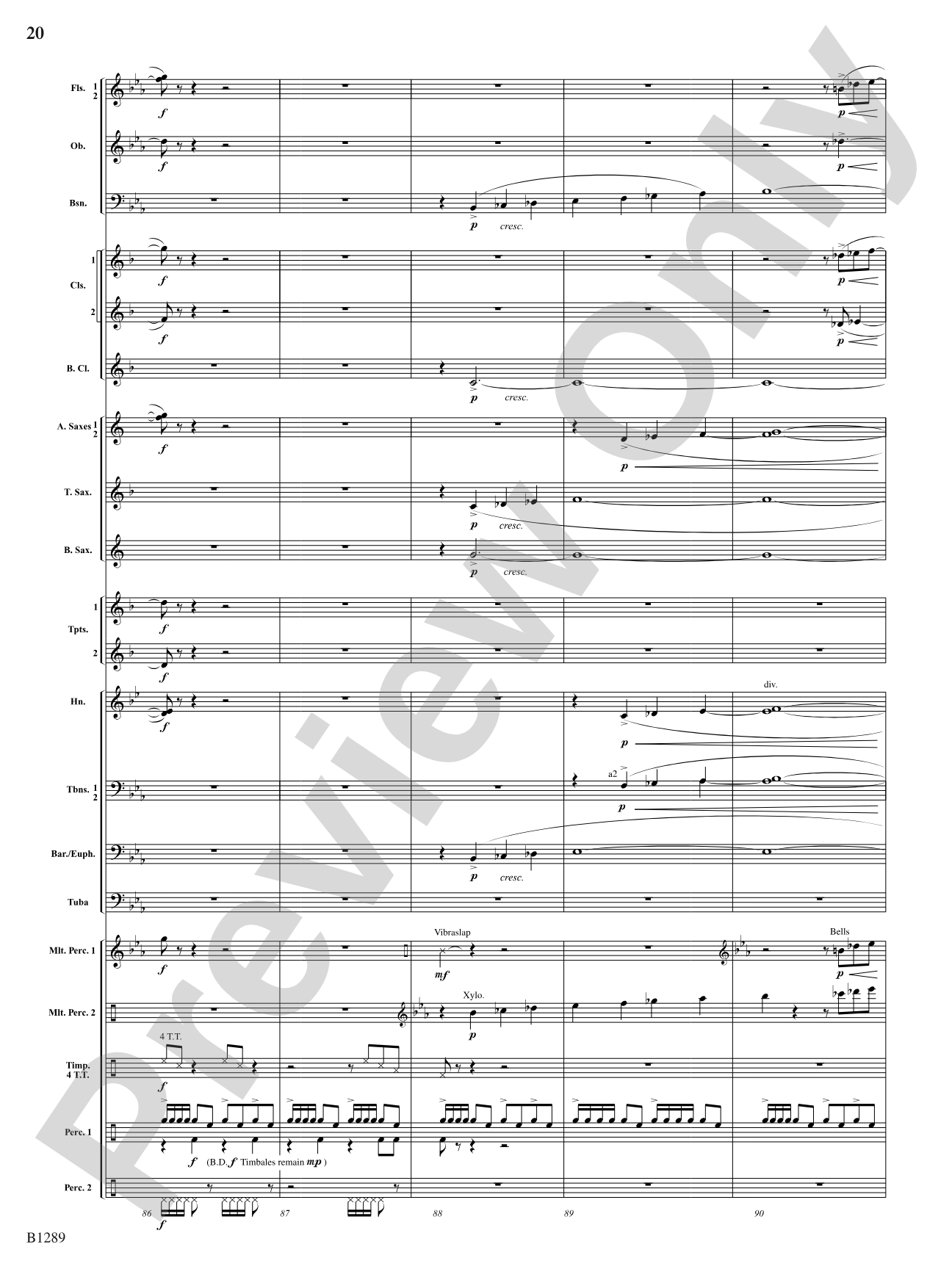 Capricorn Moon: Concert Band Conductor Score & Parts
