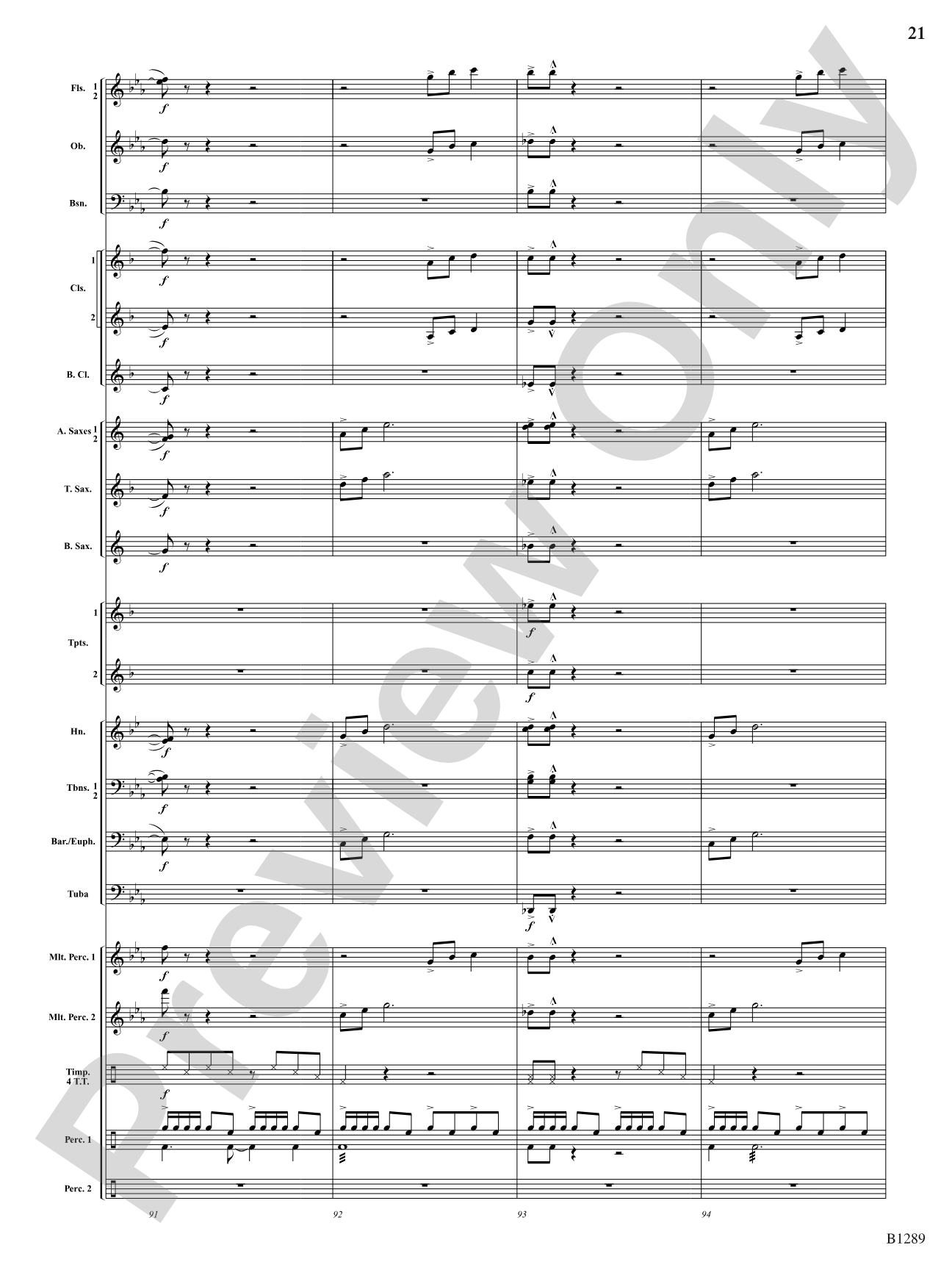 Capricorn Moon: Concert Band Conductor Score & Parts