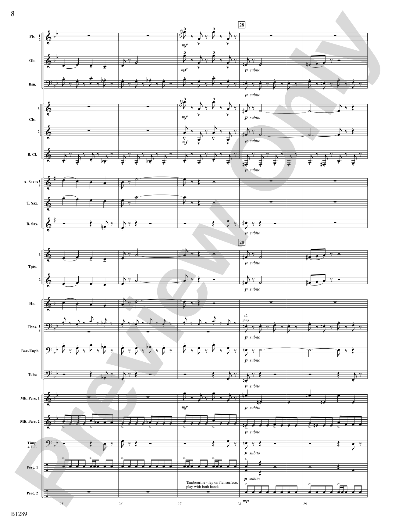 Capricorn Moon: Concert Band Conductor Score & Parts