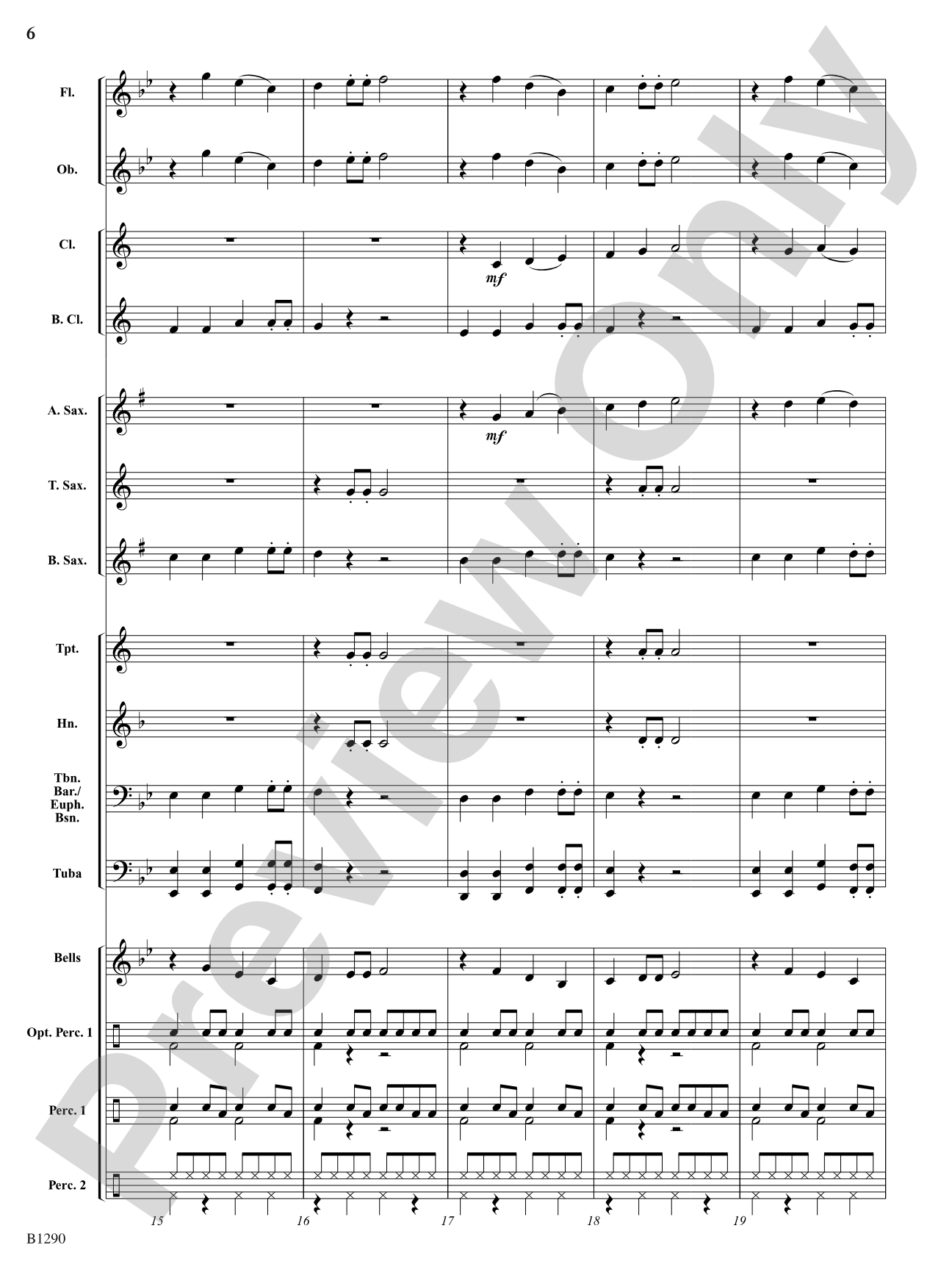 Aruba Tuba: Concert Band Conductor Score & Parts