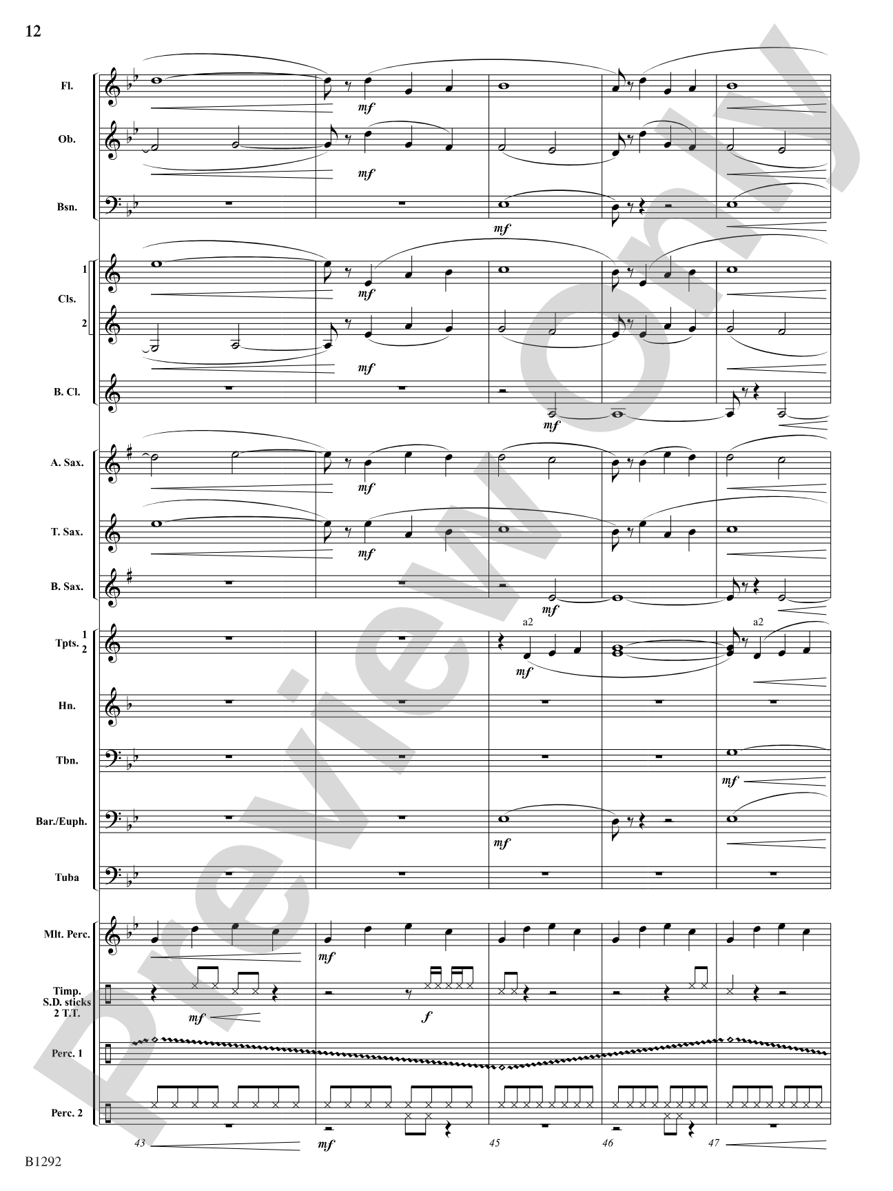 Sentinels: Concert Band Conductor Score & Parts