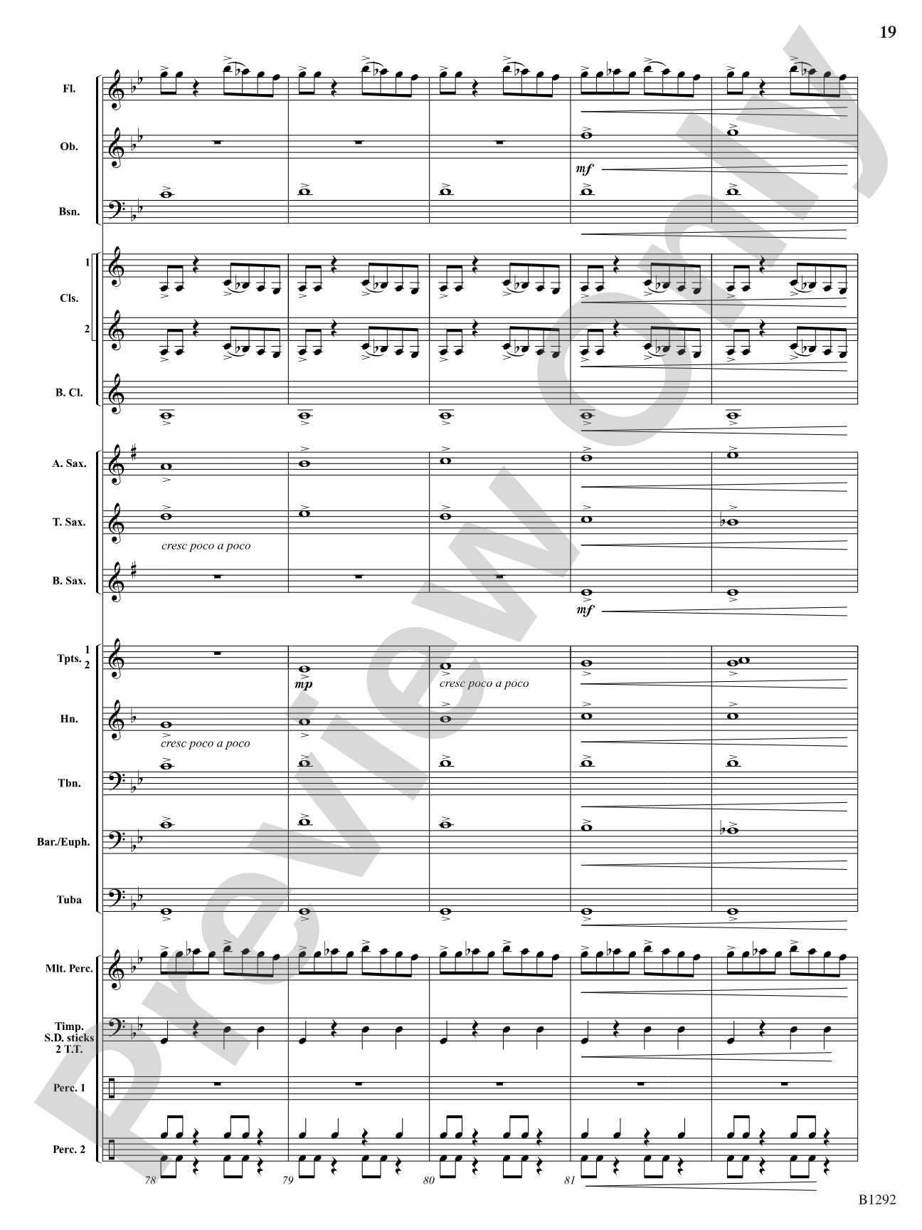 Sentinels: Concert Band Conductor Score & Parts