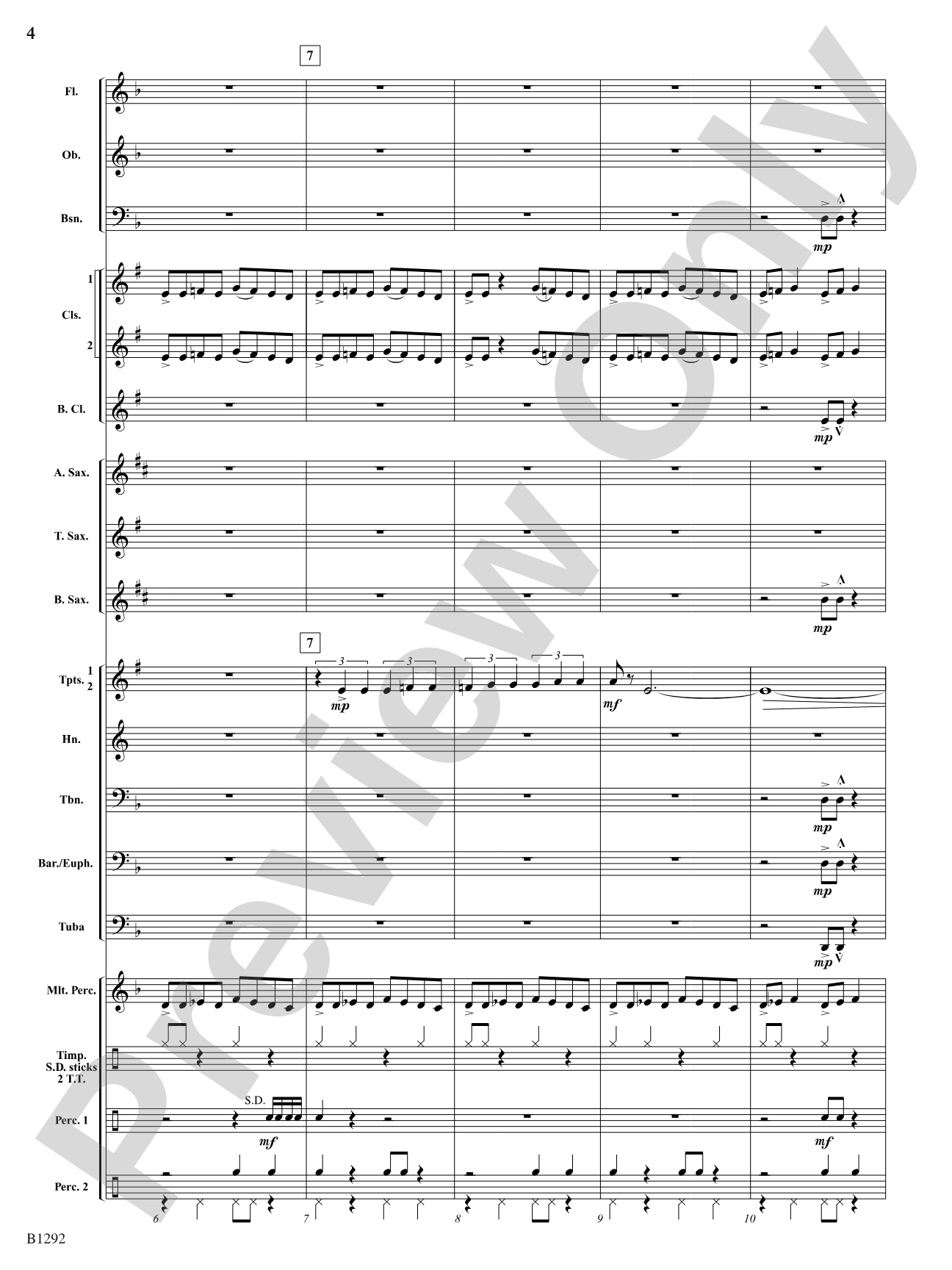 Sentinels: Concert Band Conductor Score & Parts