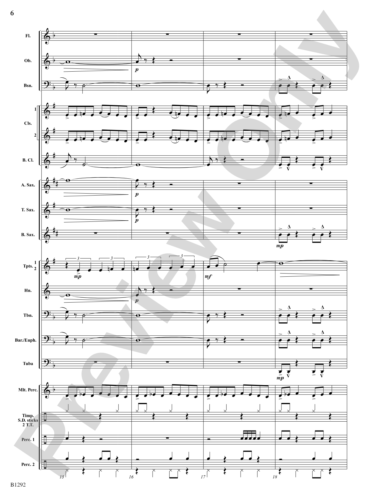 Sentinels: Concert Band Conductor Score & Parts