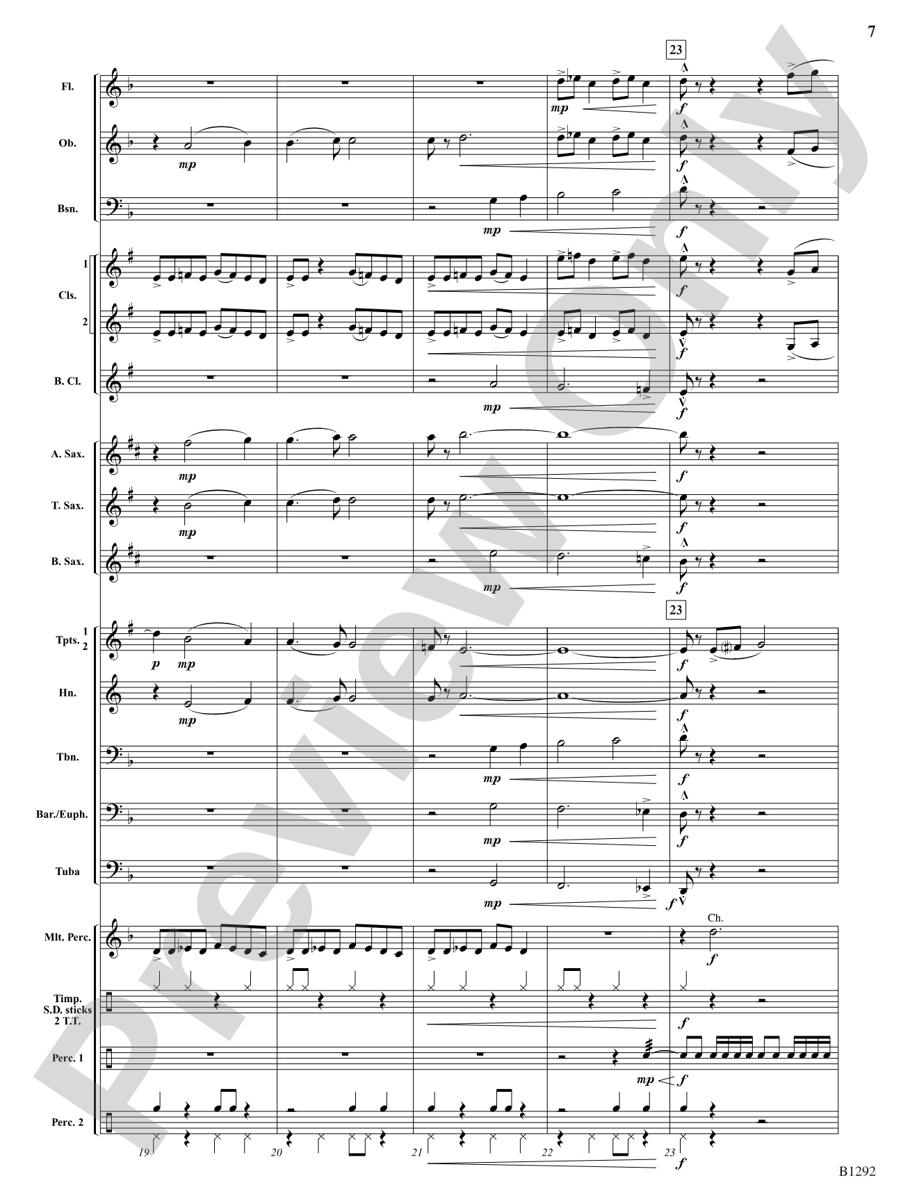 Sentinels: Concert Band Conductor Score & Parts