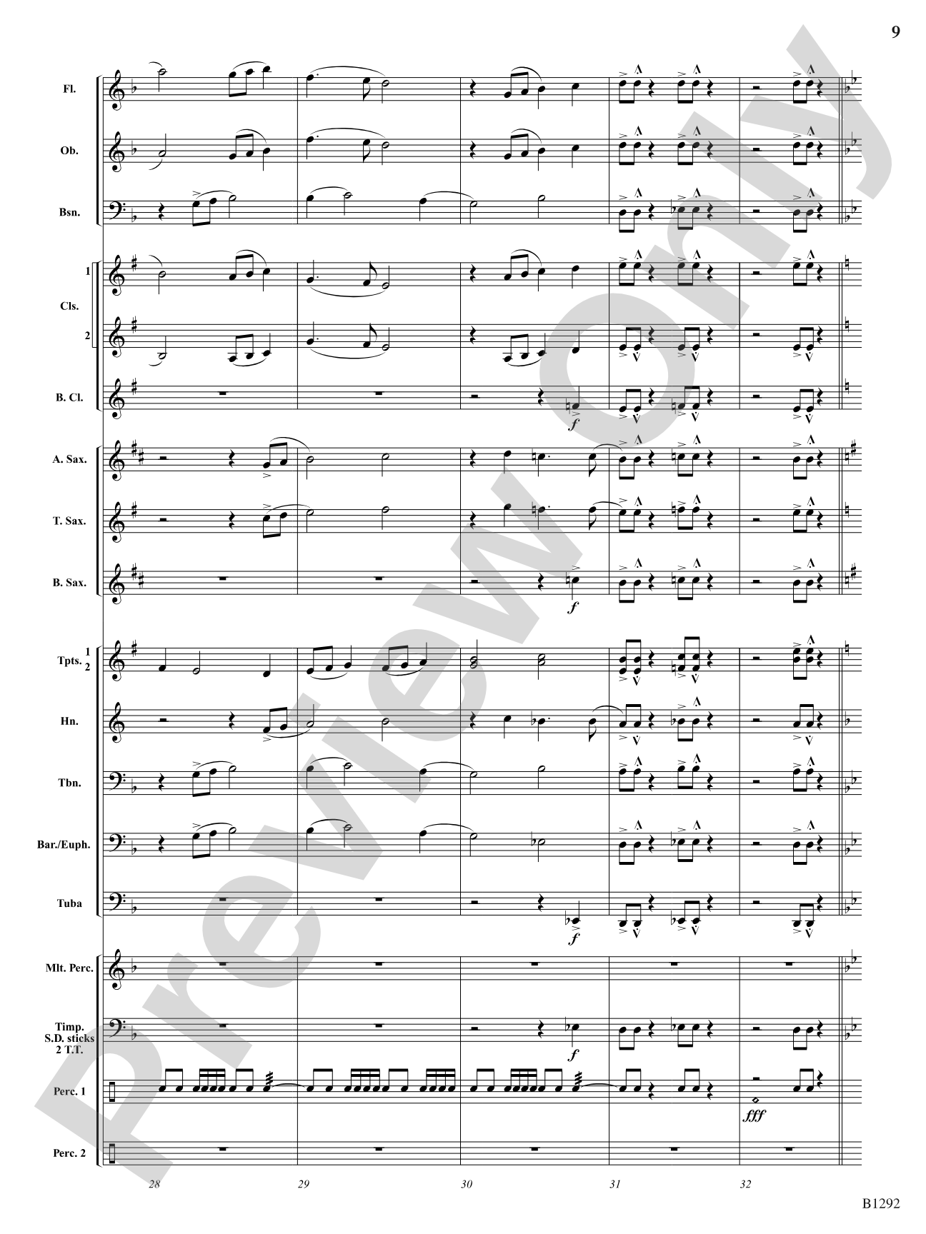 Sentinels: Concert Band Conductor Score & Parts
