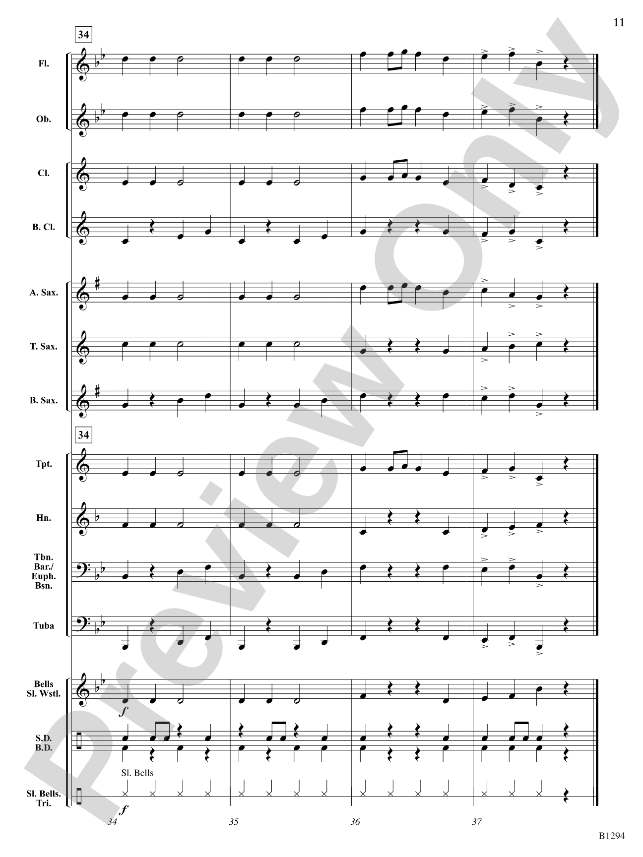 Santa on the Housetop: Concert Band Conductor Score & Parts