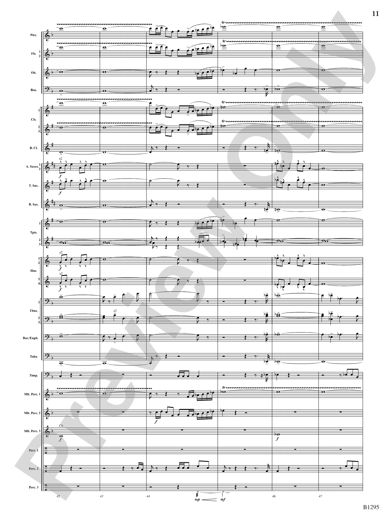 Convergence: Concert Band Conductor Score & Parts