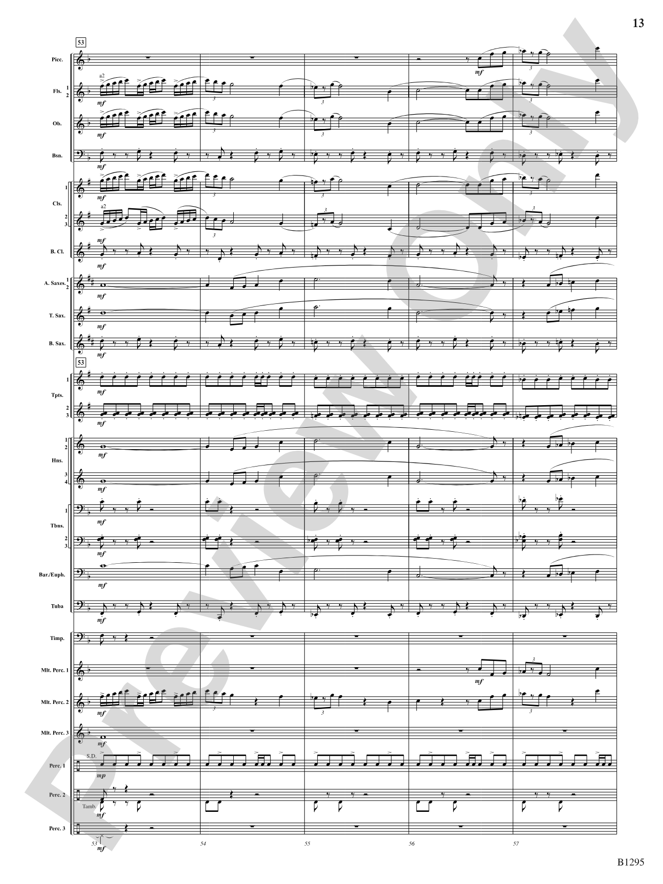 Convergence: Concert Band Conductor Score & Parts