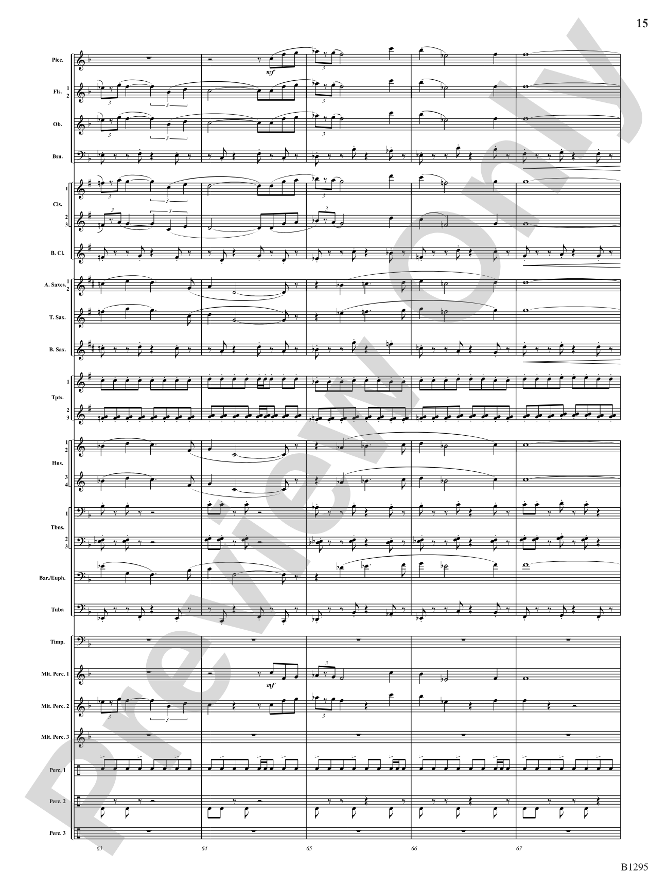 Convergence: Concert Band Conductor Score & Parts