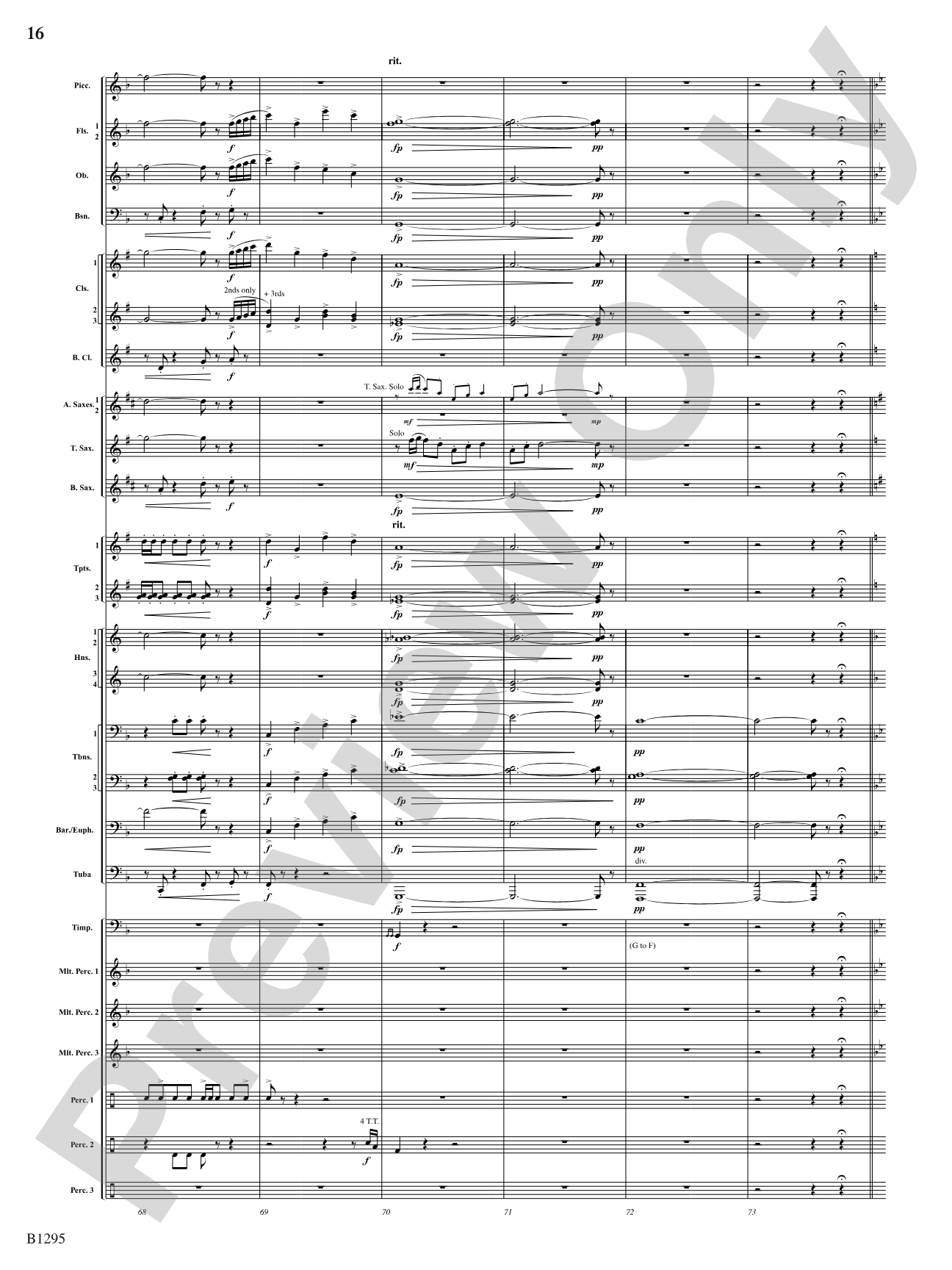 Convergence: Concert Band Conductor Score & Parts