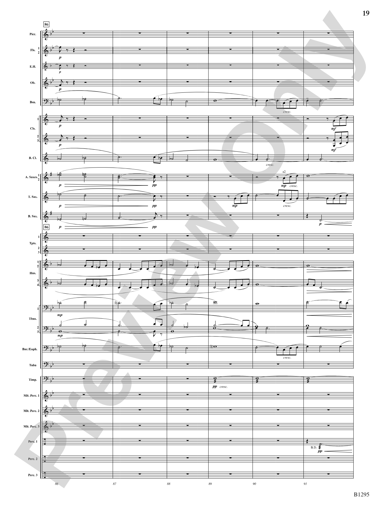 Convergence: Concert Band Conductor Score & Parts