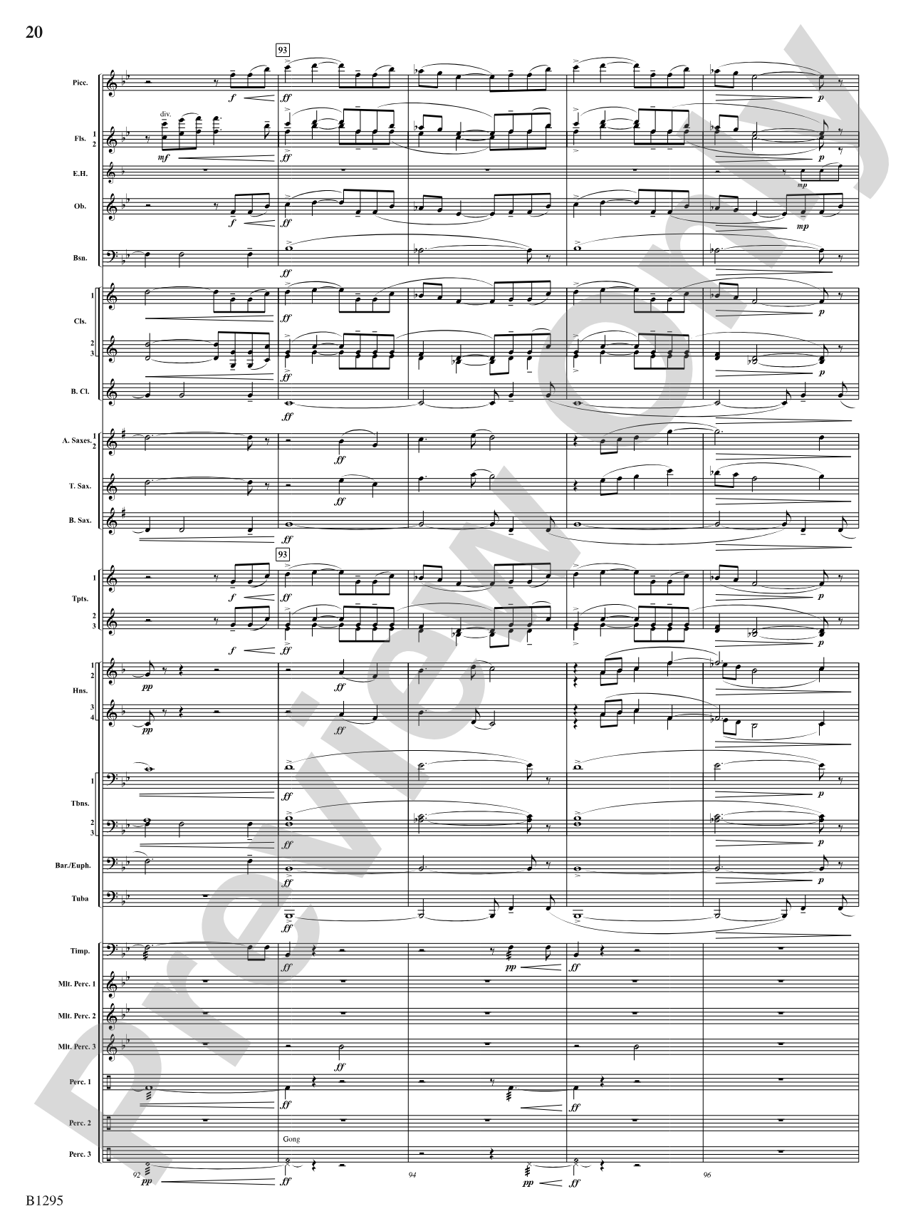 Convergence: Concert Band Conductor Score & Parts