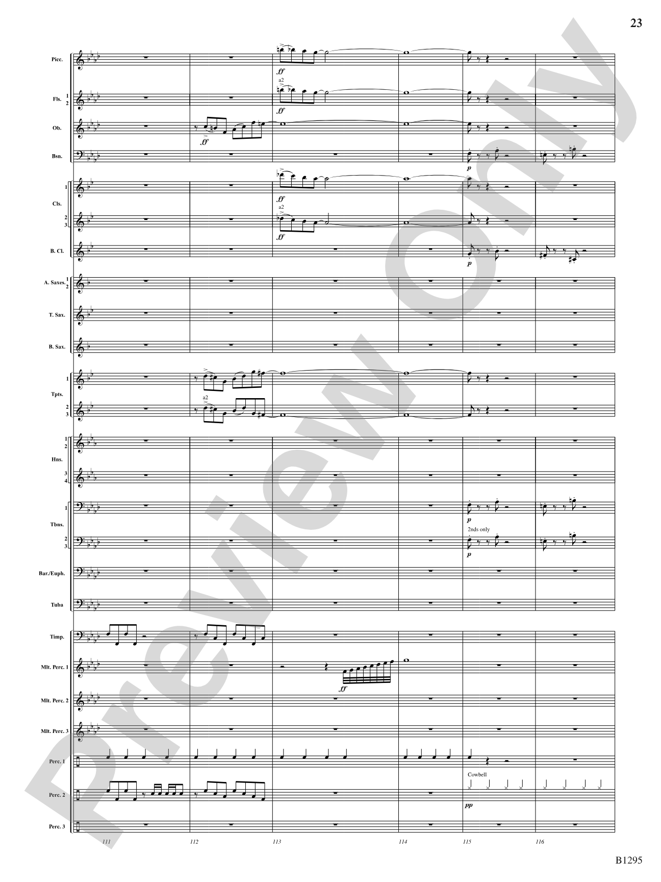 Convergence: Concert Band Conductor Score & Parts