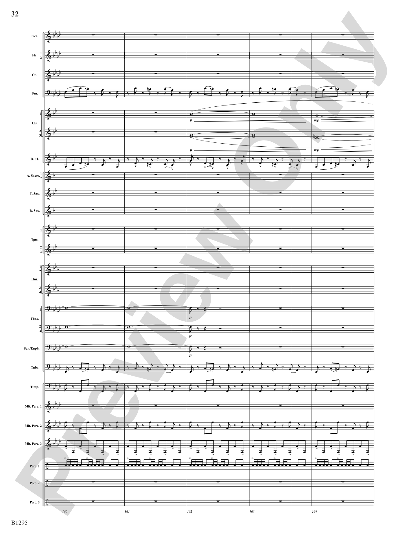 Convergence: Concert Band Conductor Score & Parts