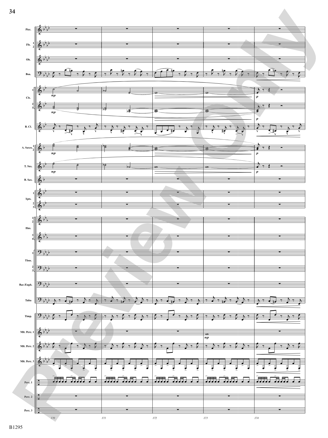 Convergence: Concert Band Conductor Score & Parts
