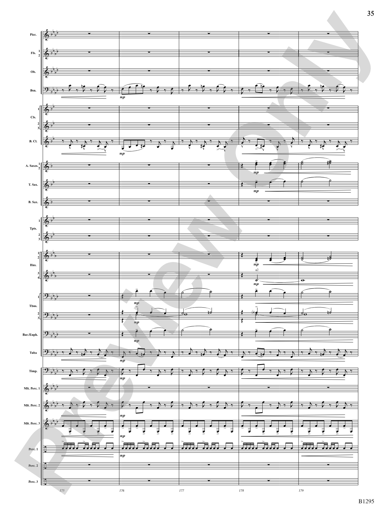 Convergence: Concert Band Conductor Score & Parts