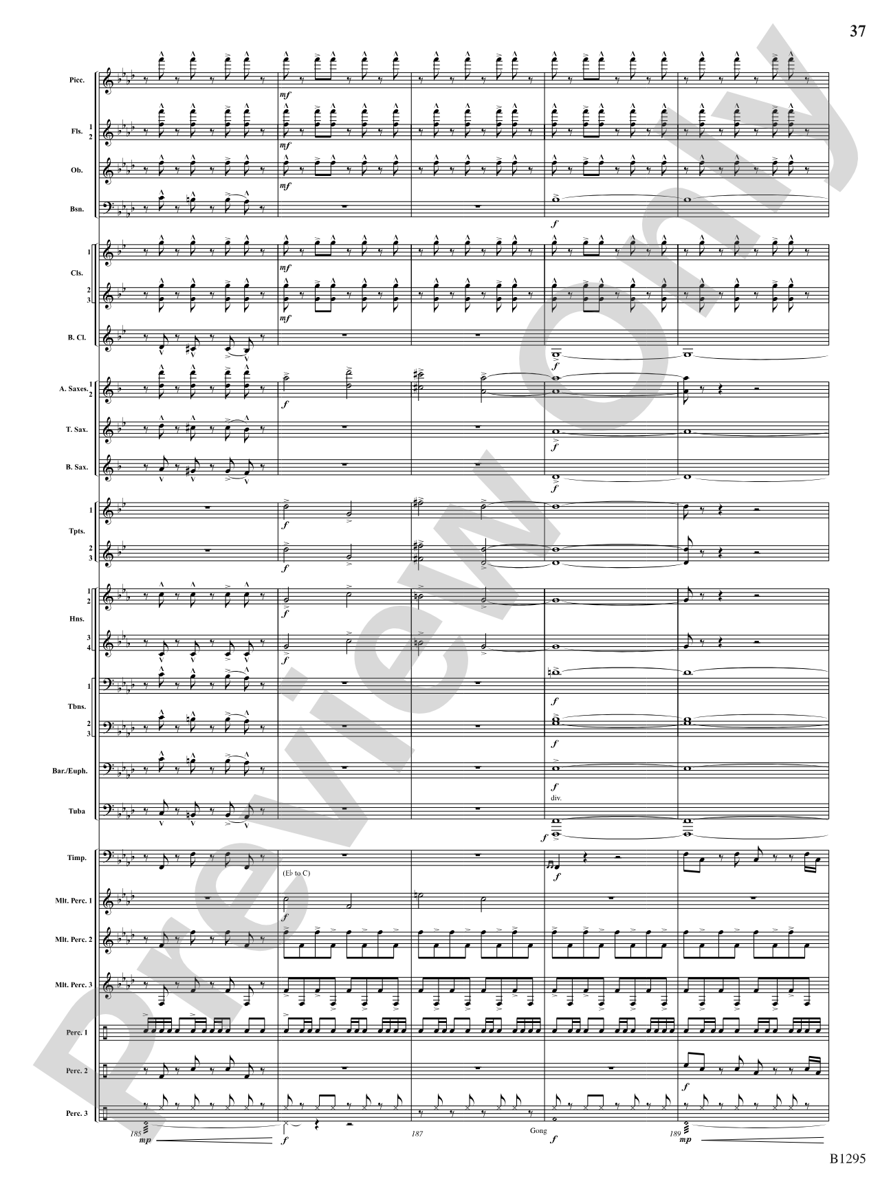 Convergence: Concert Band Conductor Score & Parts