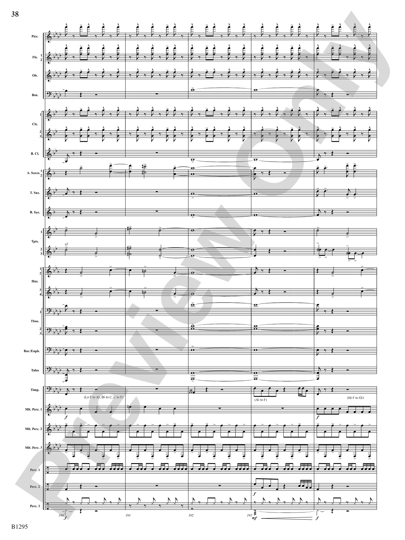 Convergence: Concert Band Conductor Score & Parts