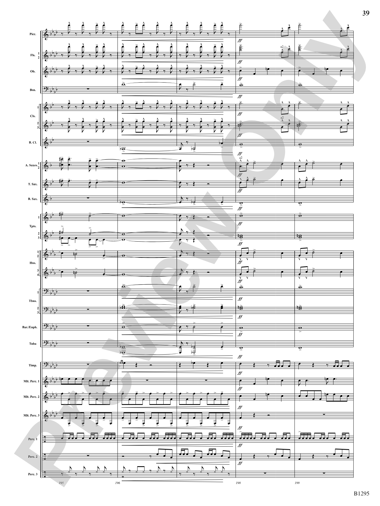 Convergence: Concert Band Conductor Score & Parts
