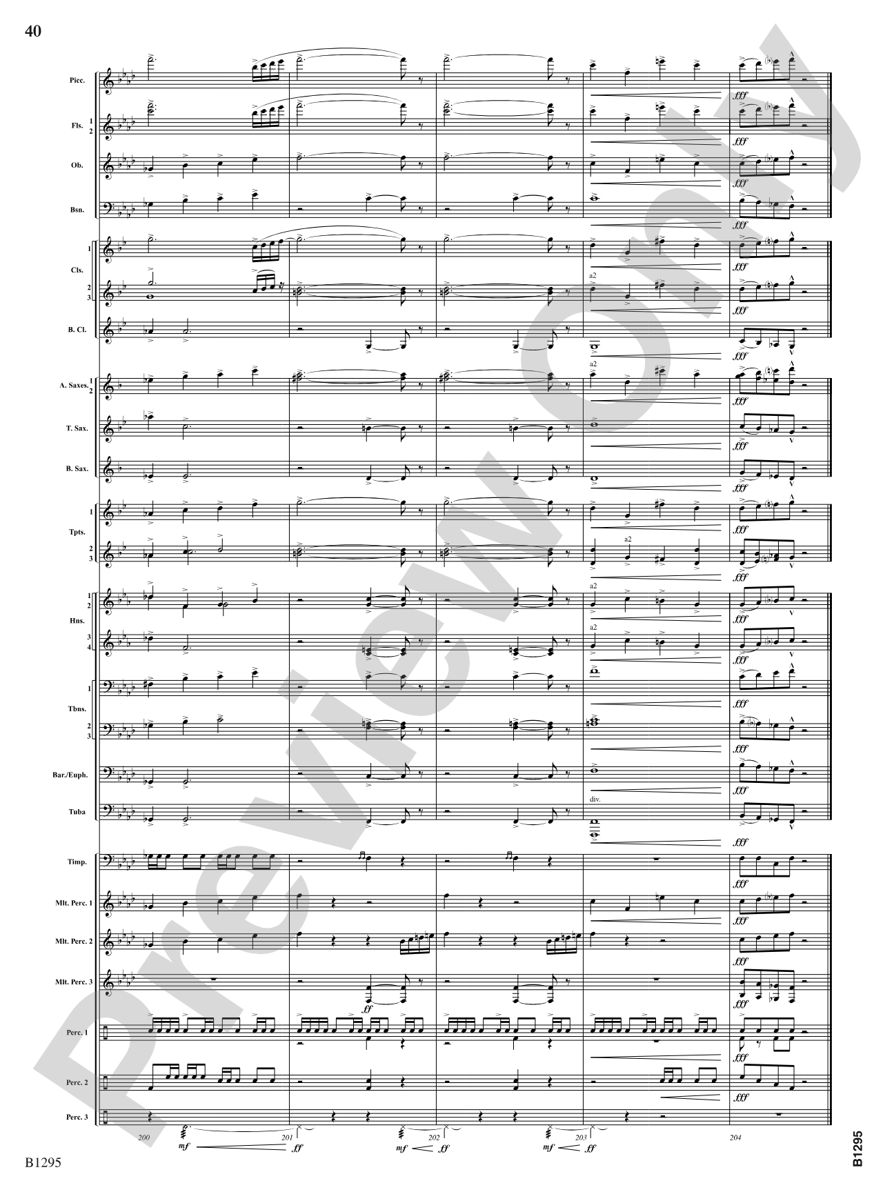 Convergence: Concert Band Conductor Score & Parts
