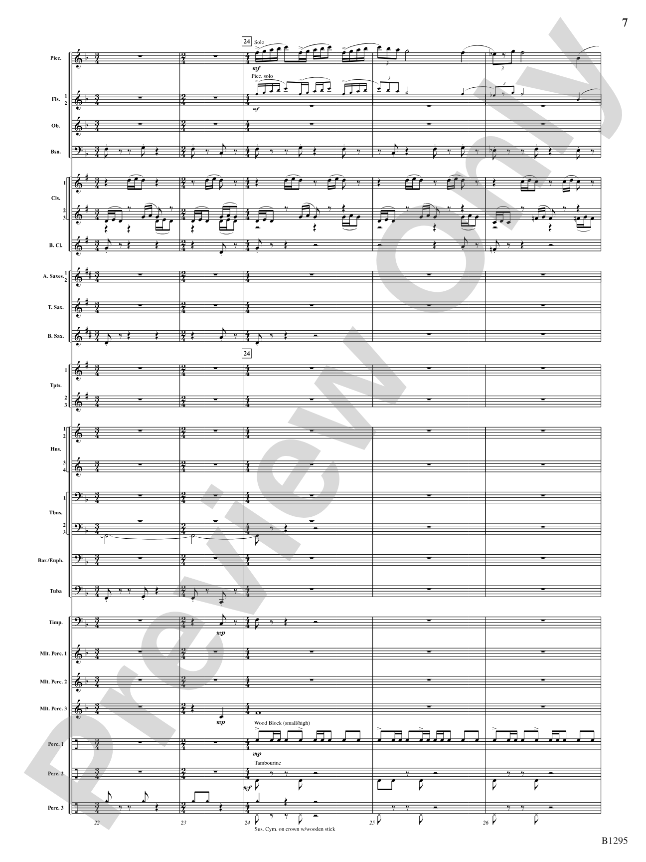 Convergence: Concert Band Conductor Score & Parts