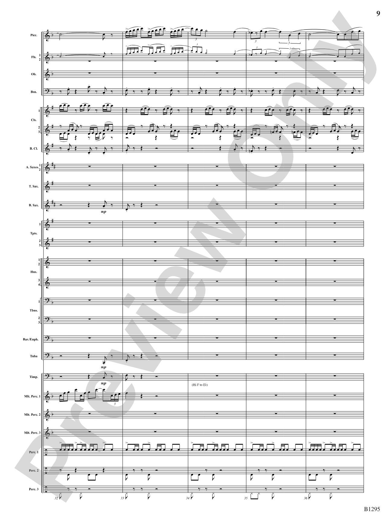 Convergence: Concert Band Conductor Score & Parts
