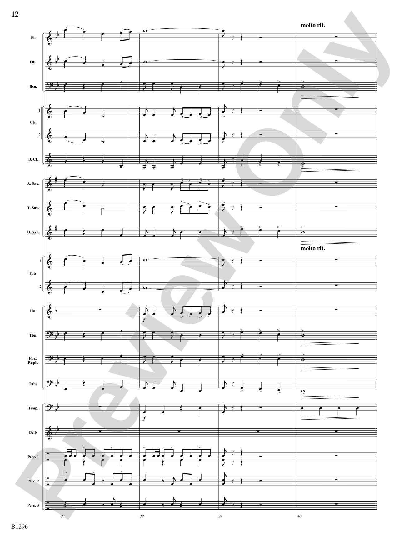 Kamehameha (The Great Warrior): Concert Band Conductor Score & Parts