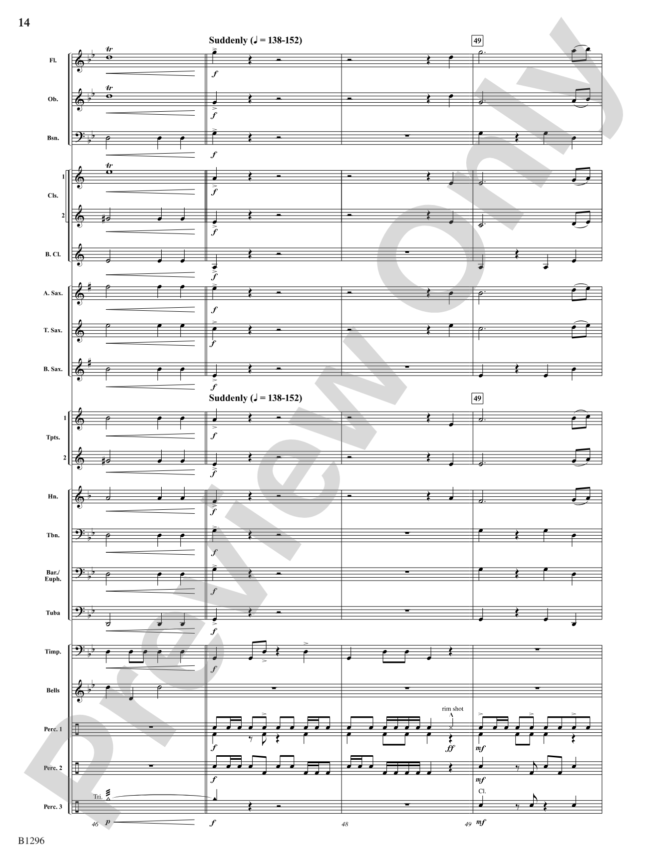 Kamehameha (The Great Warrior): Concert Band Conductor Score & Parts