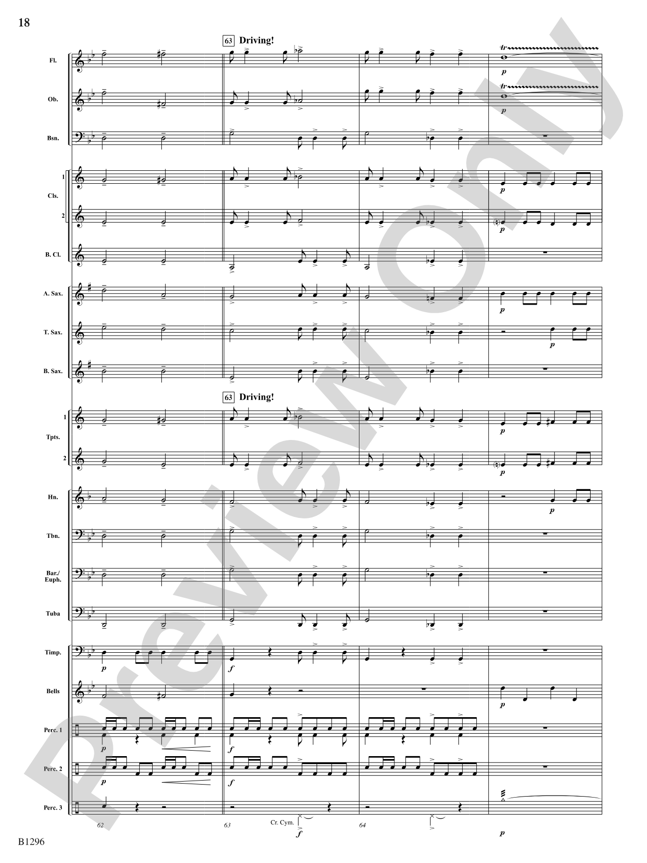 Kamehameha (The Great Warrior): Concert Band Conductor Score & Parts