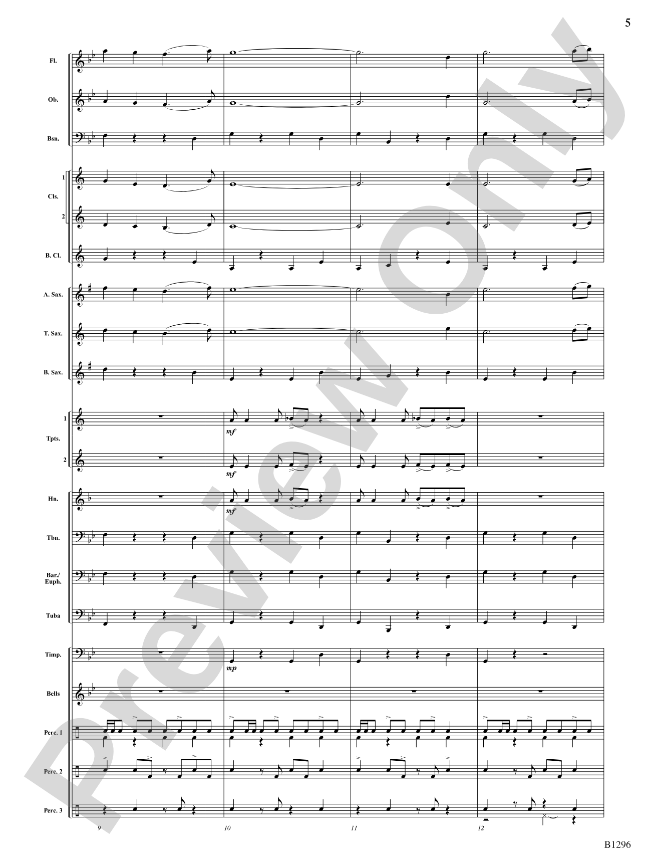 Kamehameha (The Great Warrior): Concert Band Conductor Score & Parts