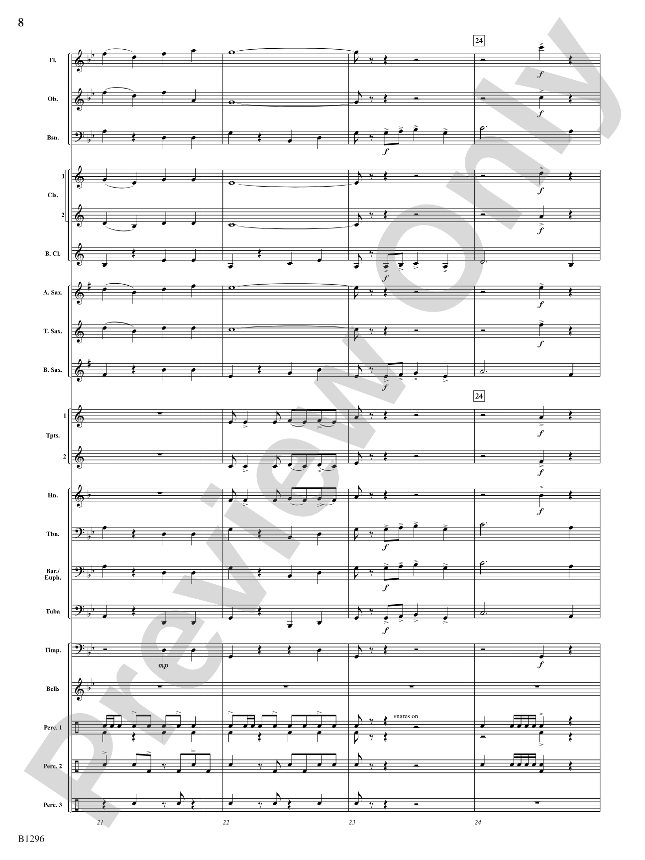 Kamehameha (The Great Warrior): Concert Band Conductor Score & Parts