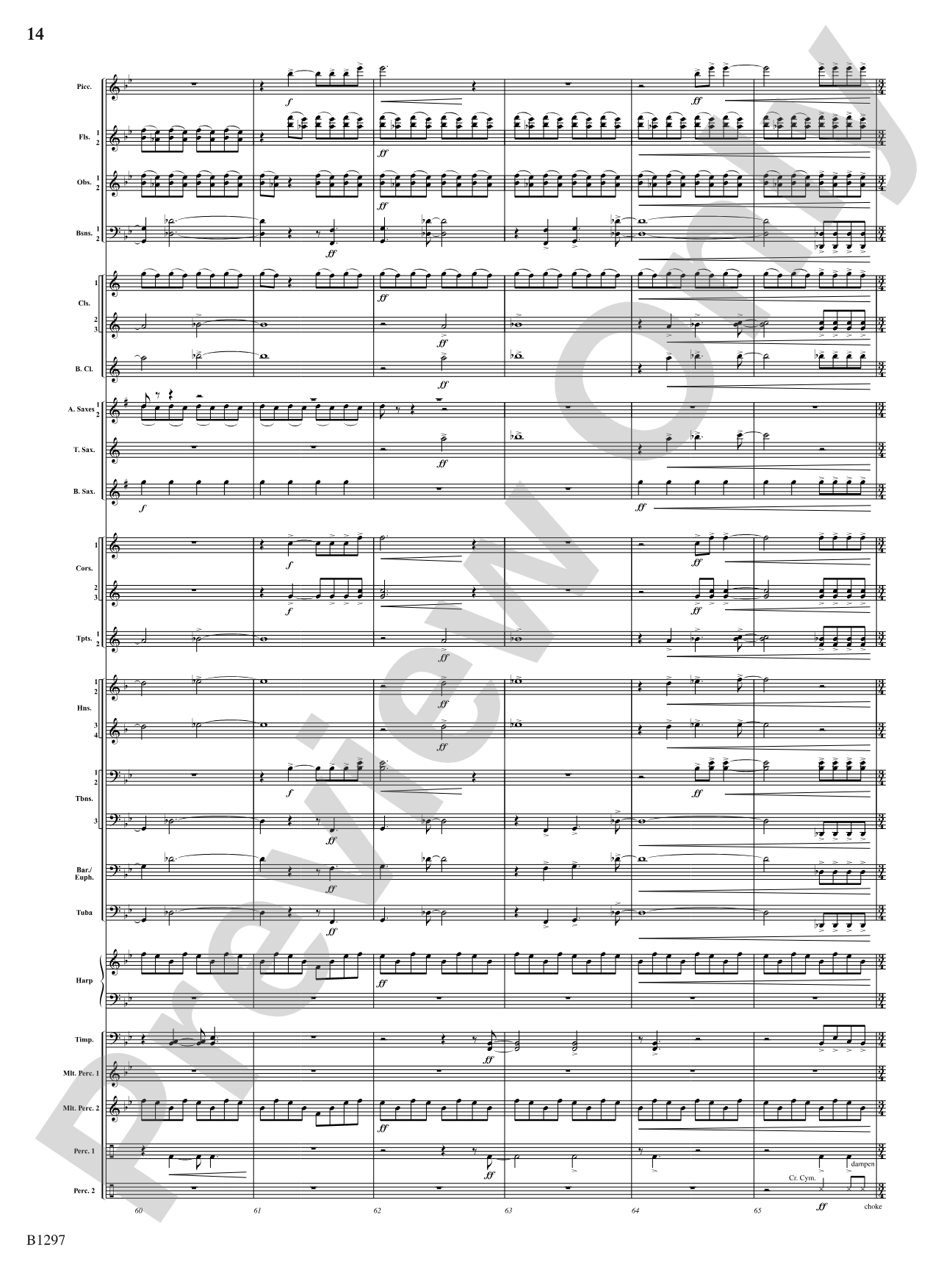 Summit City: Concert Band Conductor Score & Parts