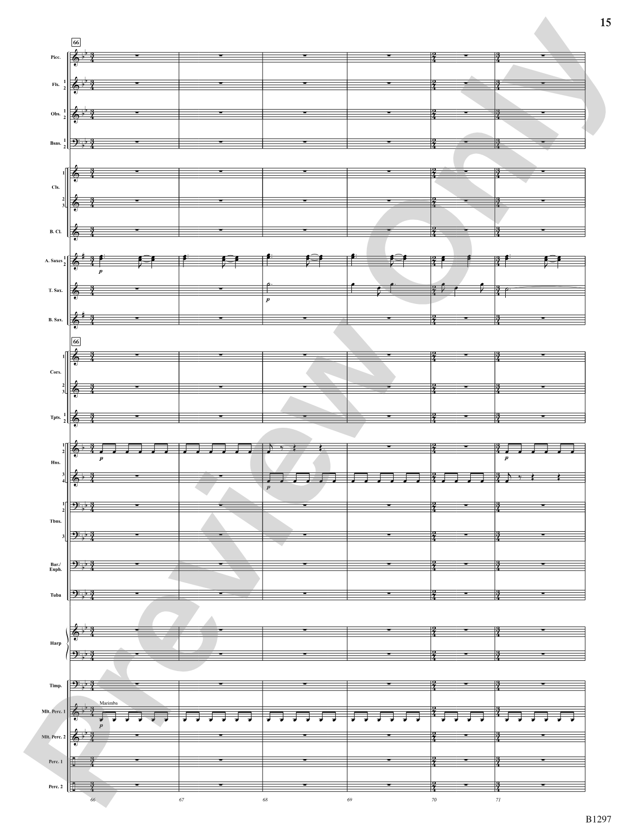Summit City: Concert Band Conductor Score & Parts