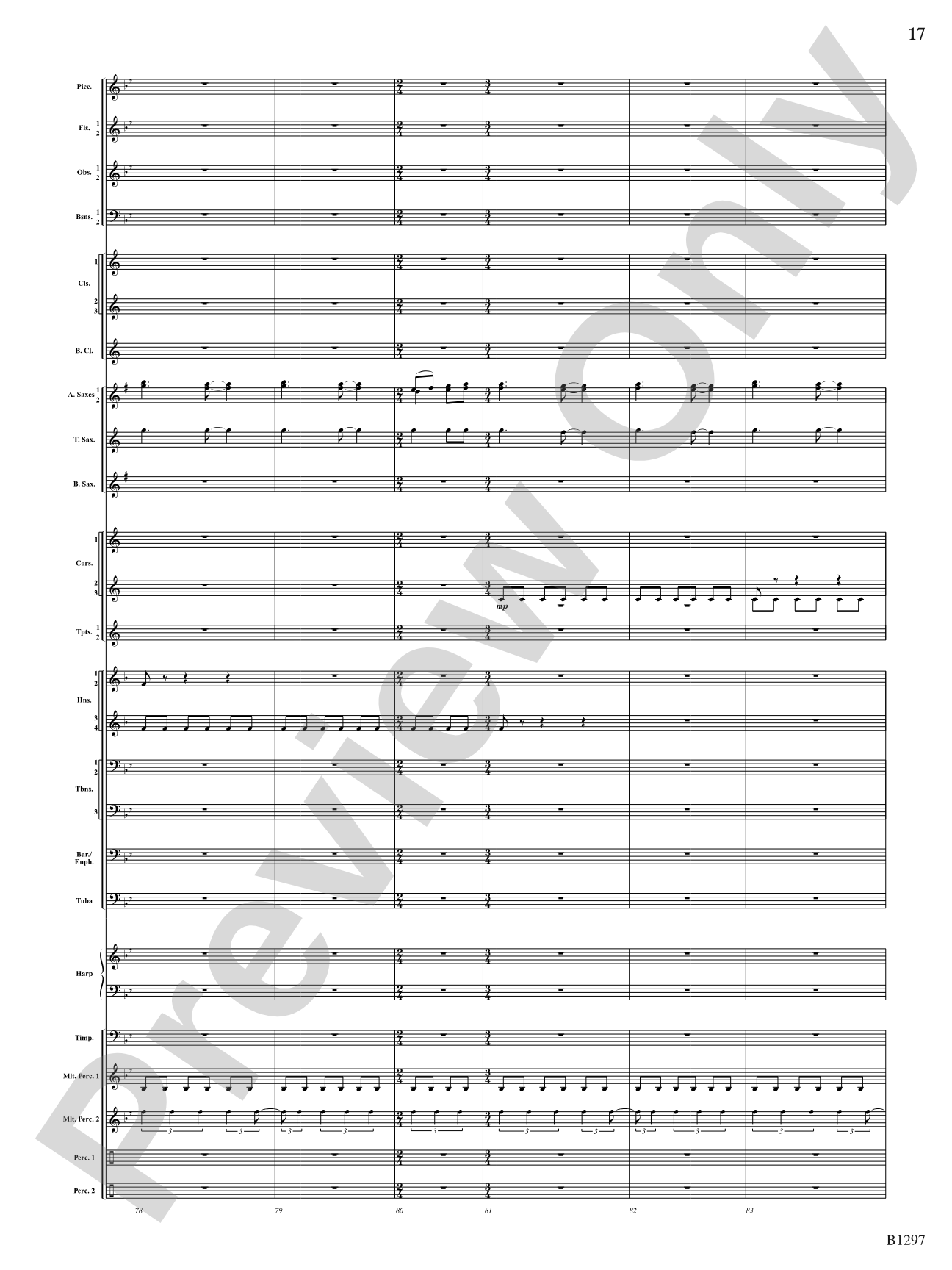 Summit City: Concert Band Conductor Score & Parts