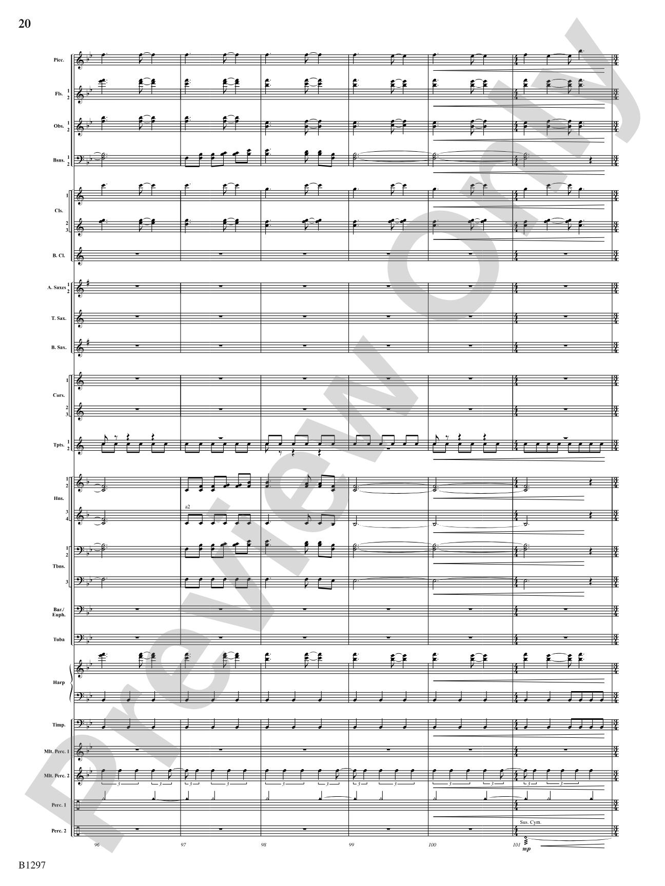 Summit City: Concert Band Conductor Score & Parts