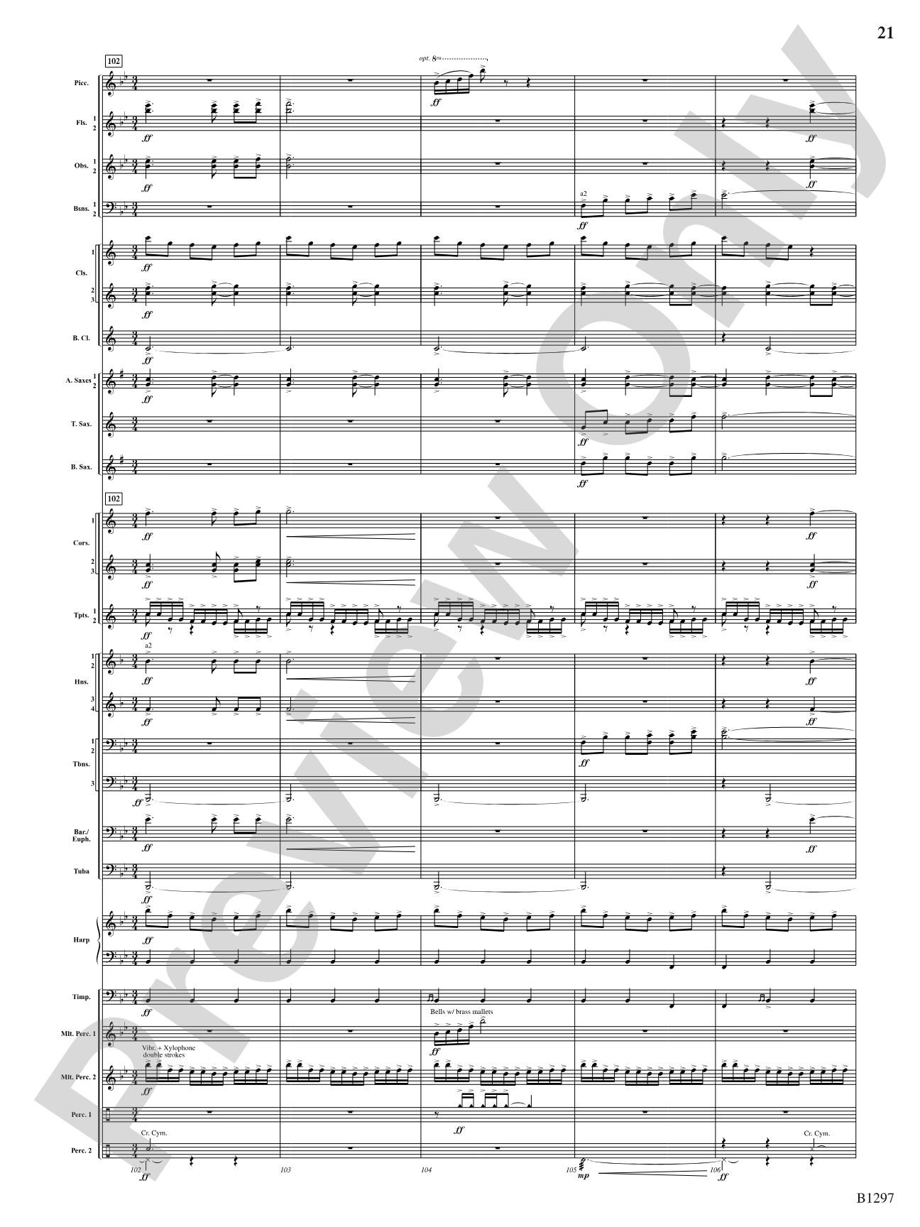 Summit City: Concert Band Conductor Score & Parts